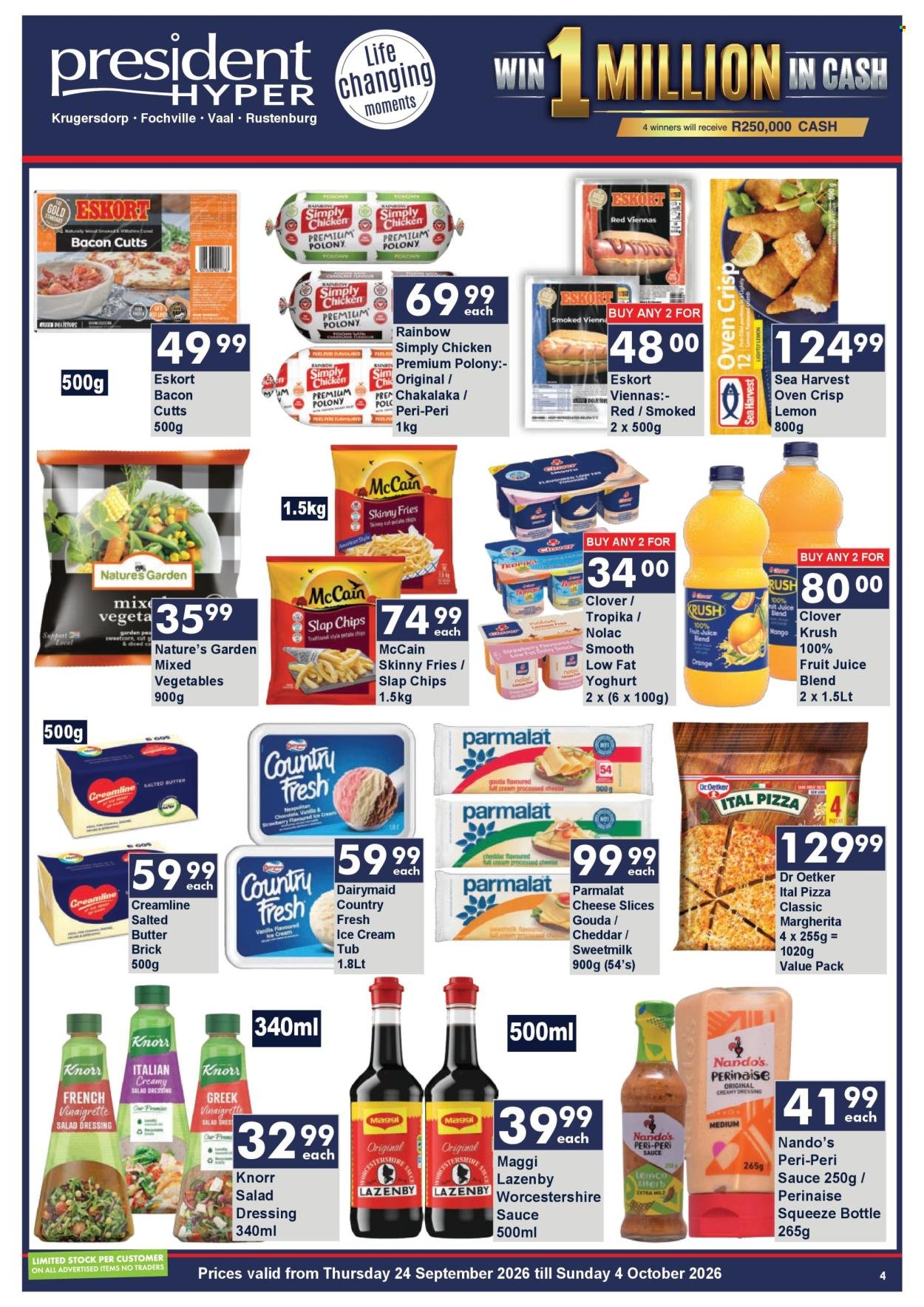 PRESIDENT HYPER specials - Win Your Share of R1 Million!
