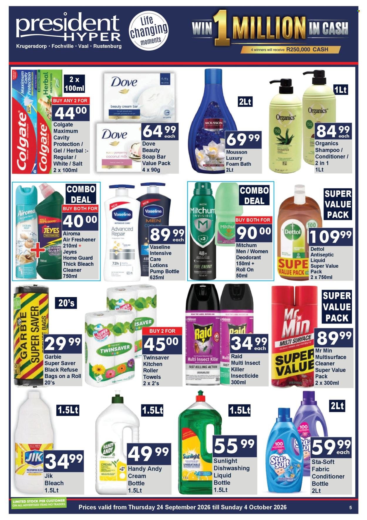 PRESIDENT HYPER specials - Win Your Share of R1 Million!