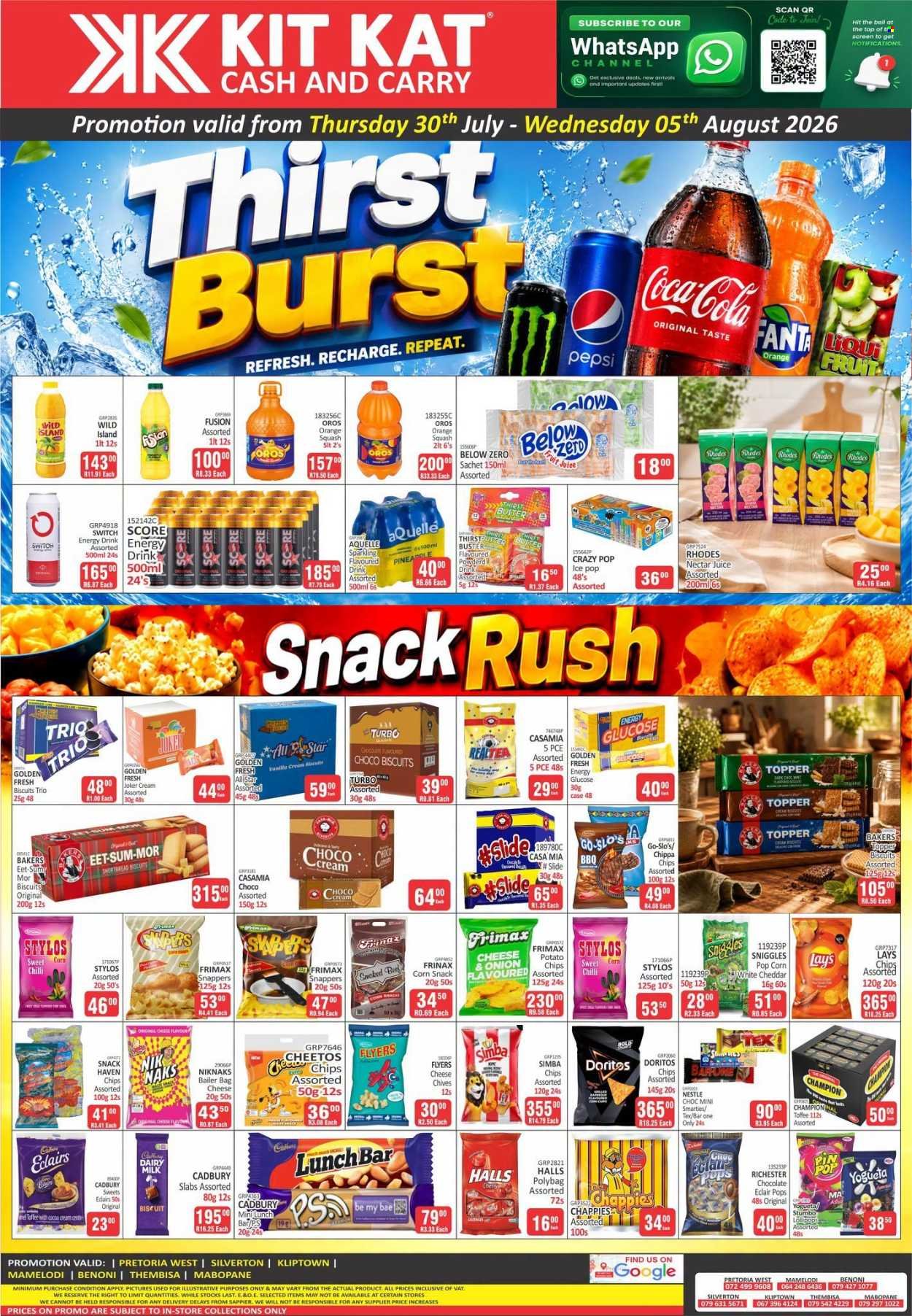 KIT KAT CASH & CARRY specials - Weekly specials
