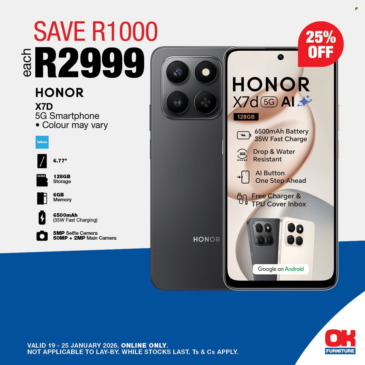 OK FURNITURE specials - From Monday 19 Jan 2026 (2026-01-19 - 2026-01-25) | 3