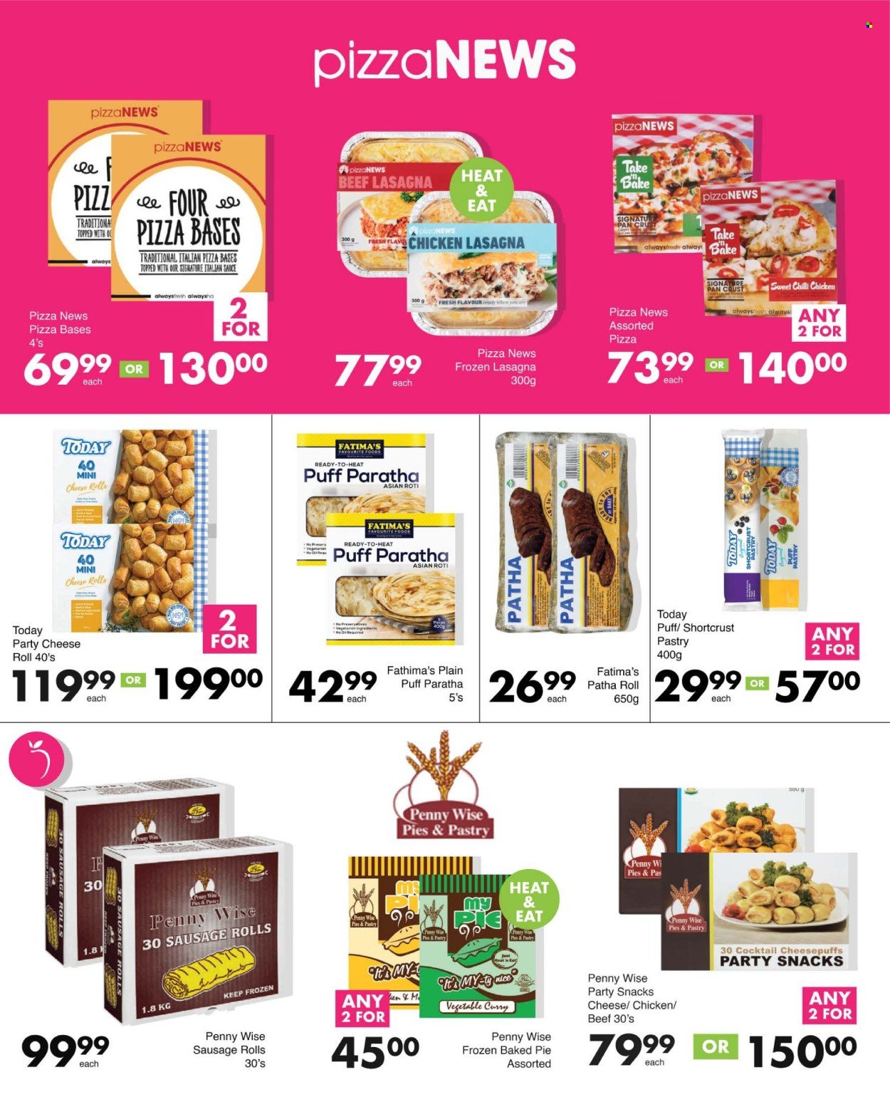 SAVE specials - From Tuesday 29 Sept 2026