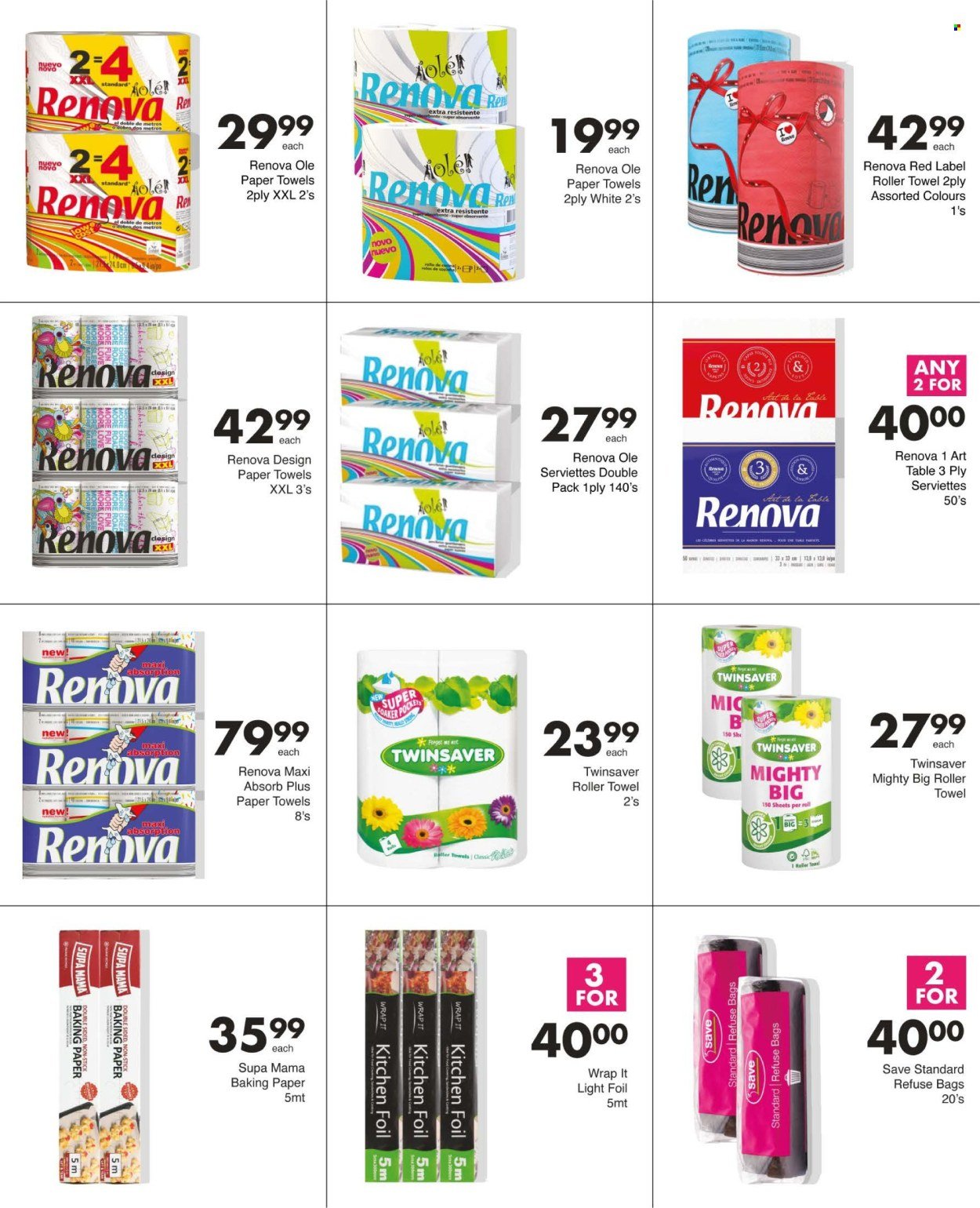SAVE specials - From Tuesday 29 Sept 2026