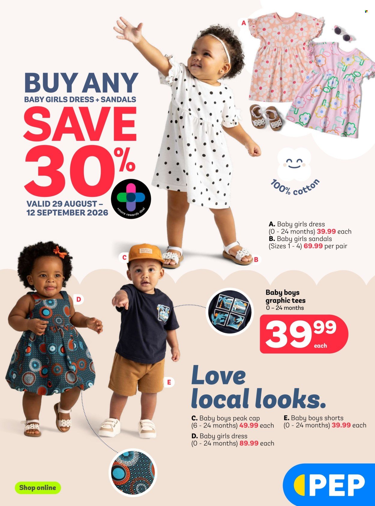PEP STORES specials - Baby Clothing Deals