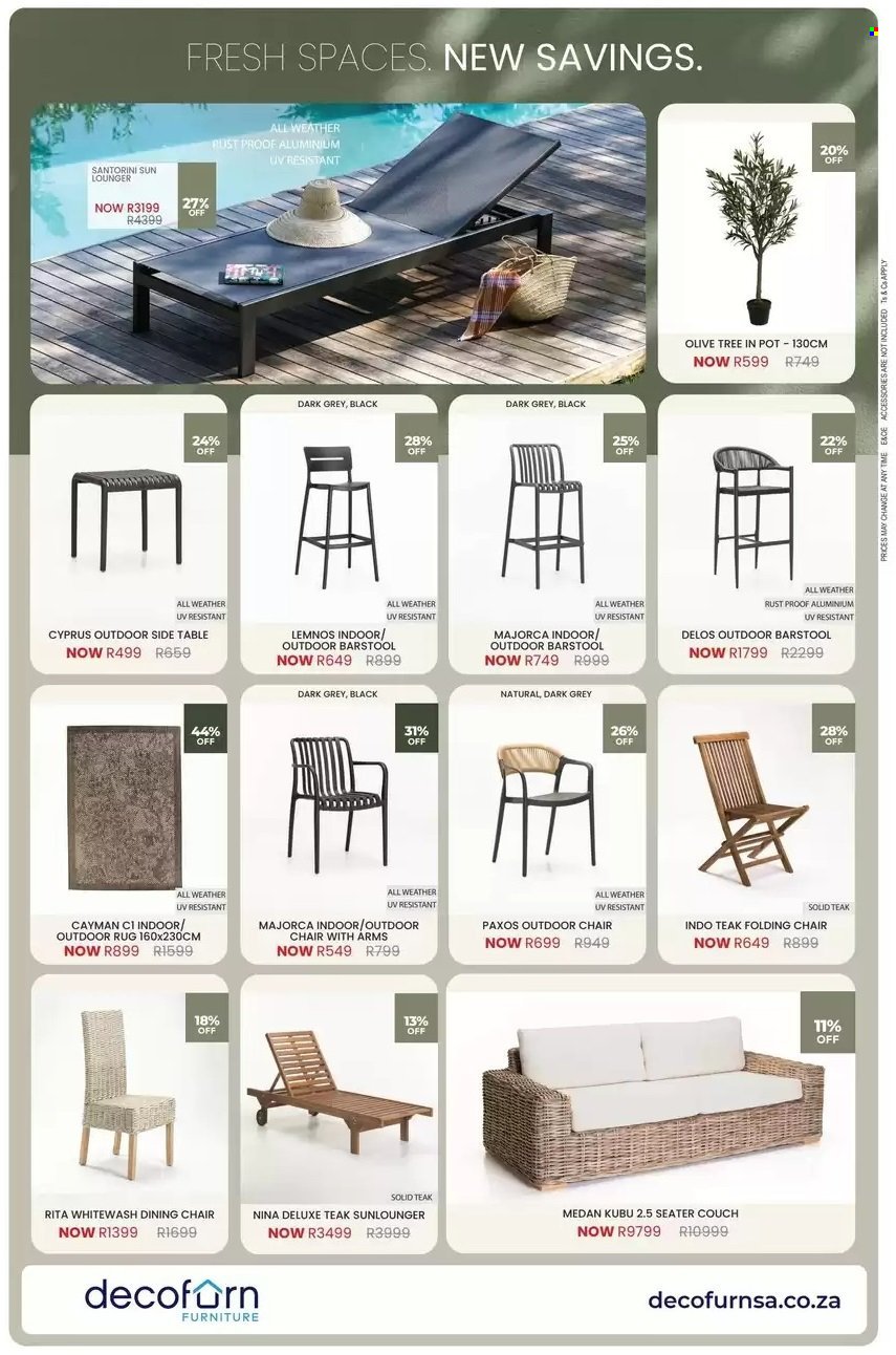 DECOFURN FURNITURE specials - September 2026