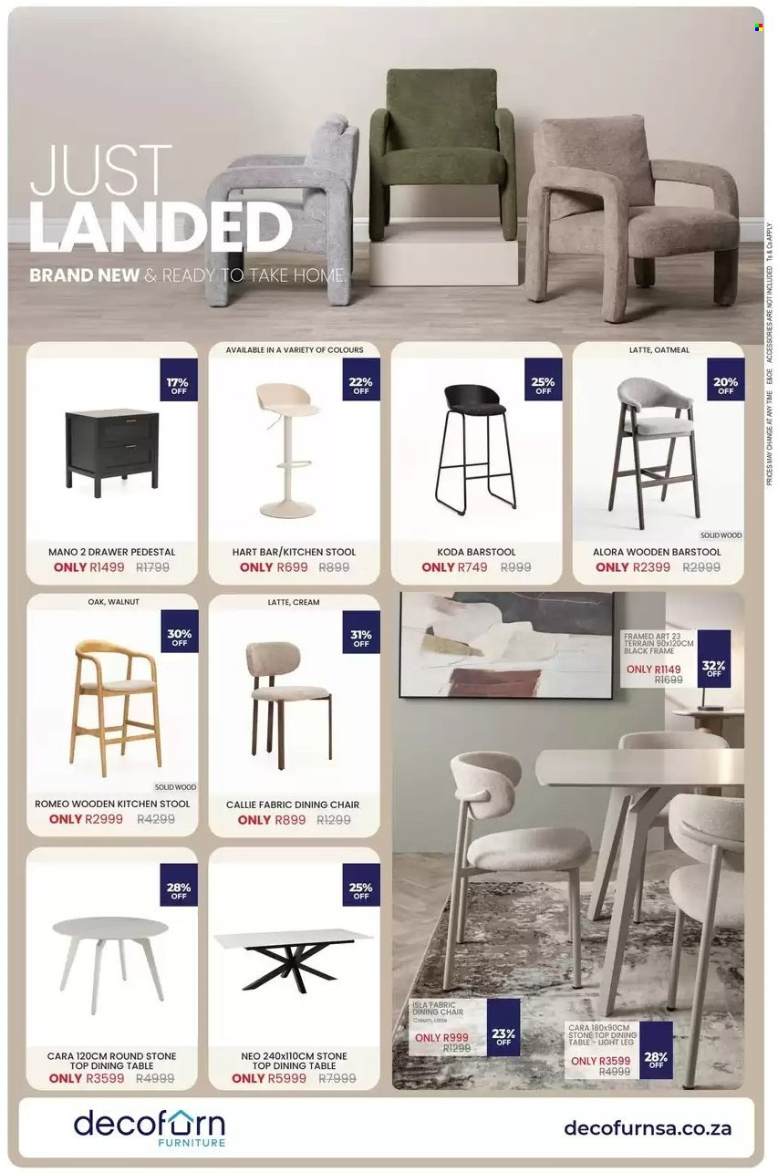 DECOFURN FURNITURE specials - September 2026