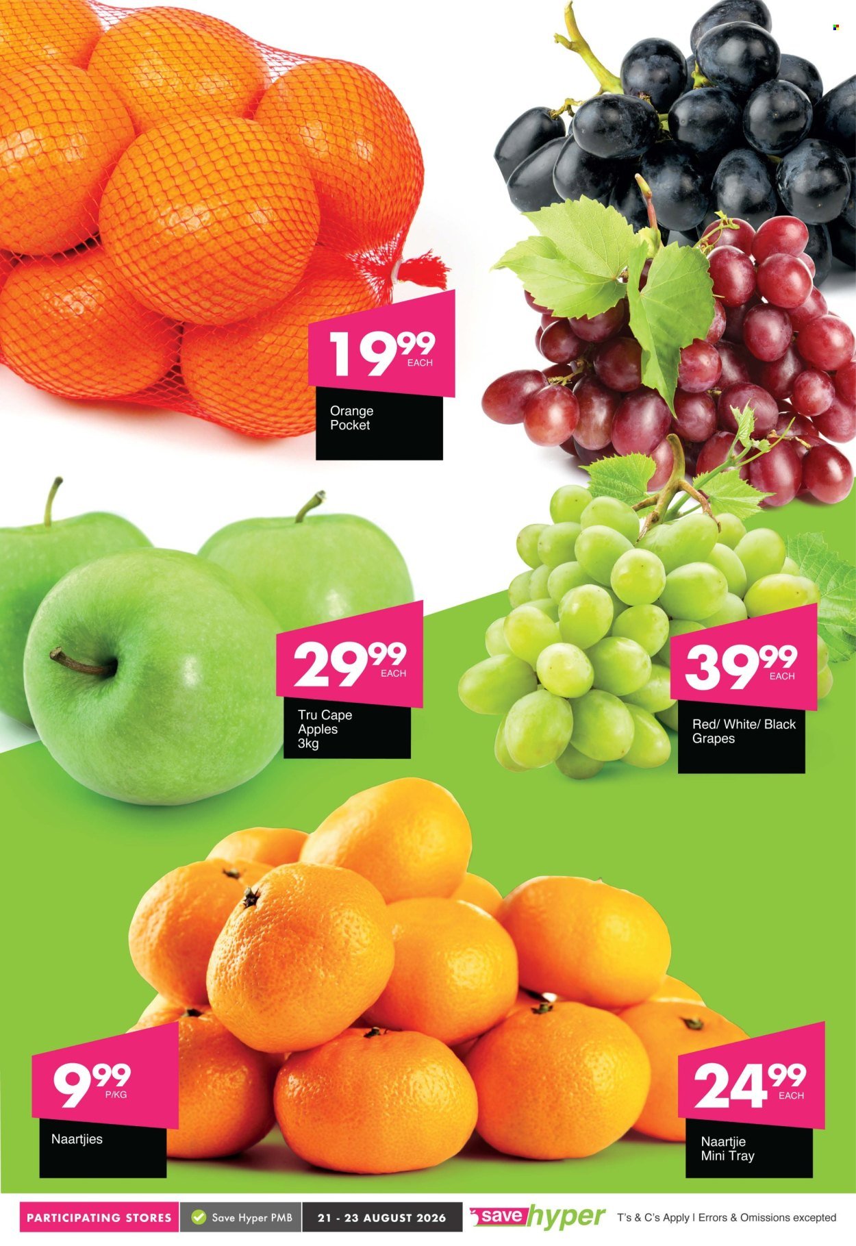 SAVE specials - From Friday 21 Aug 2026