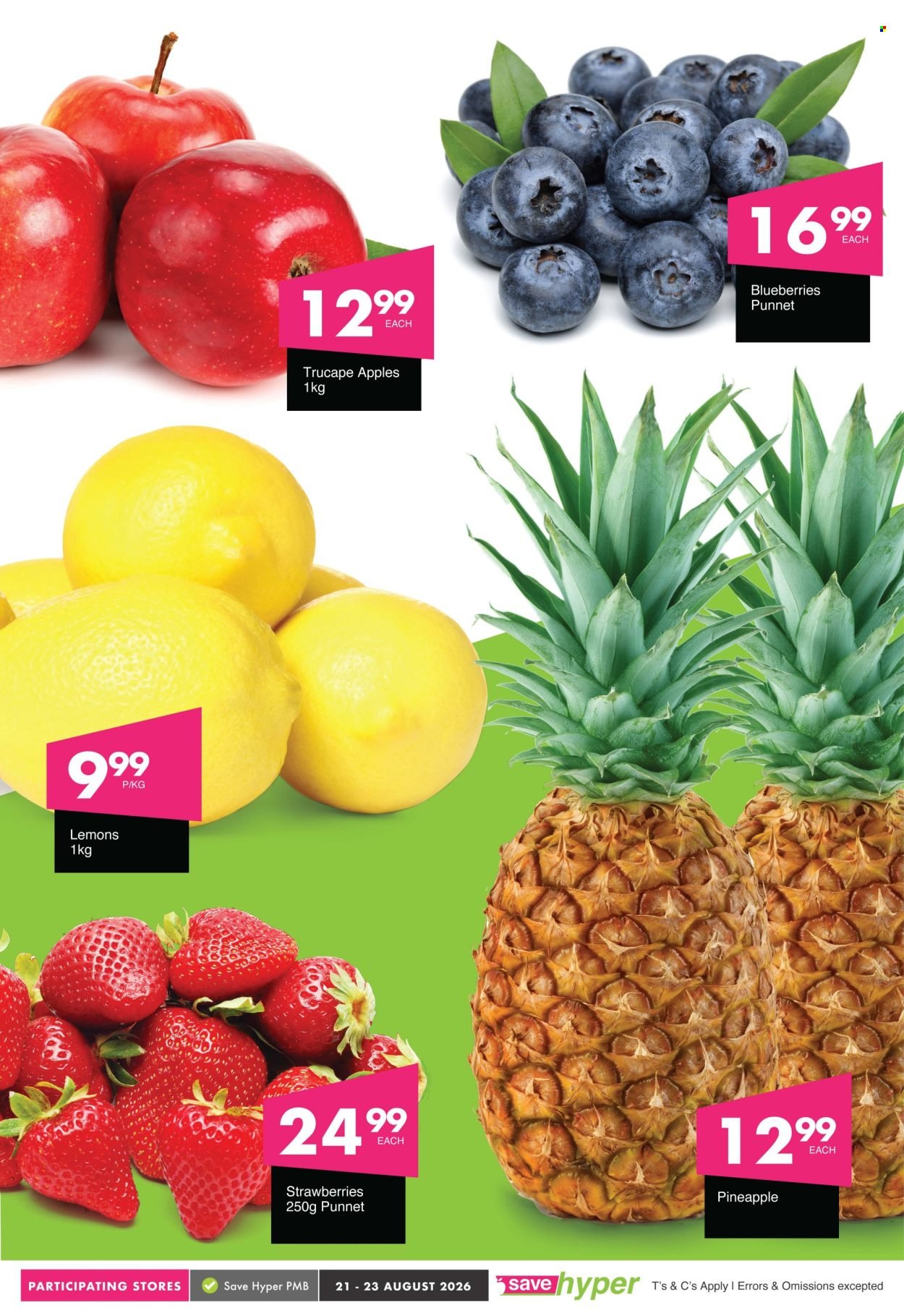 SAVE specials - From Friday 21 Aug 2026