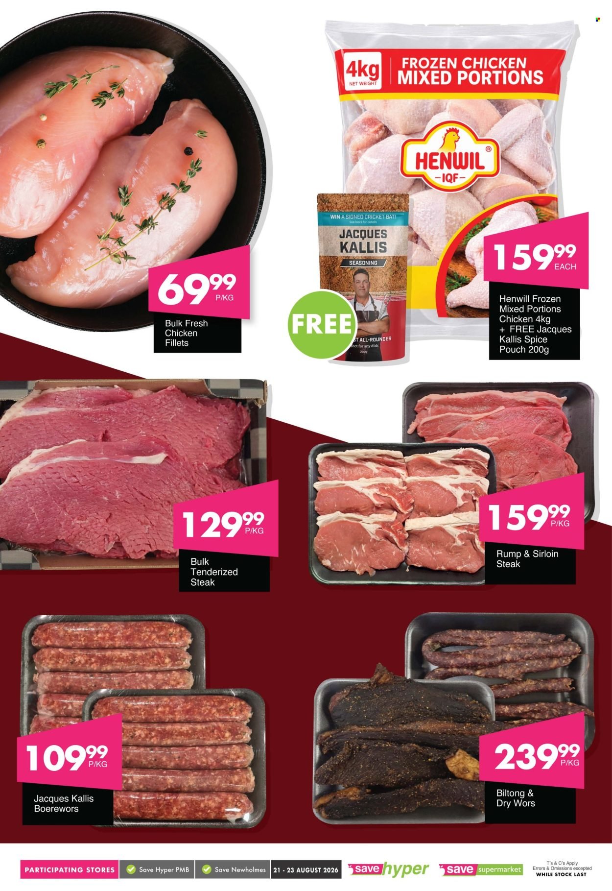 SAVE specials - From Friday 21 Aug 2026