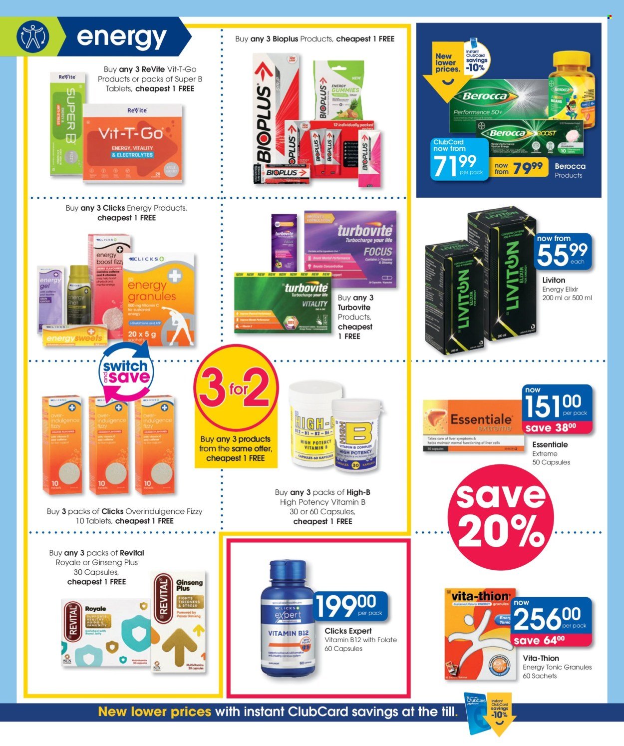 CLICKS specials - From Thursday 22 Oct 2026