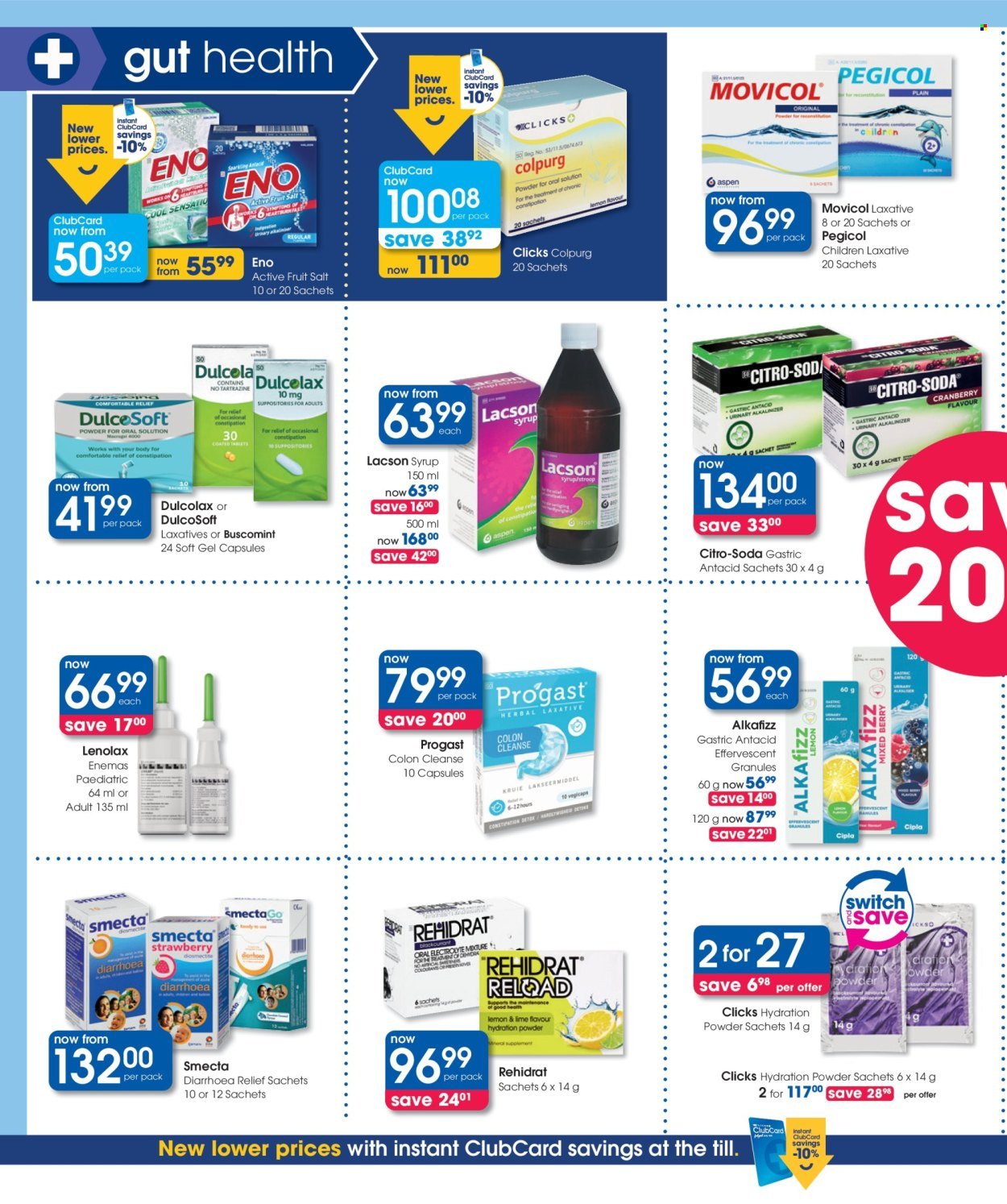 CLICKS specials - From Thursday 22 Oct 2026