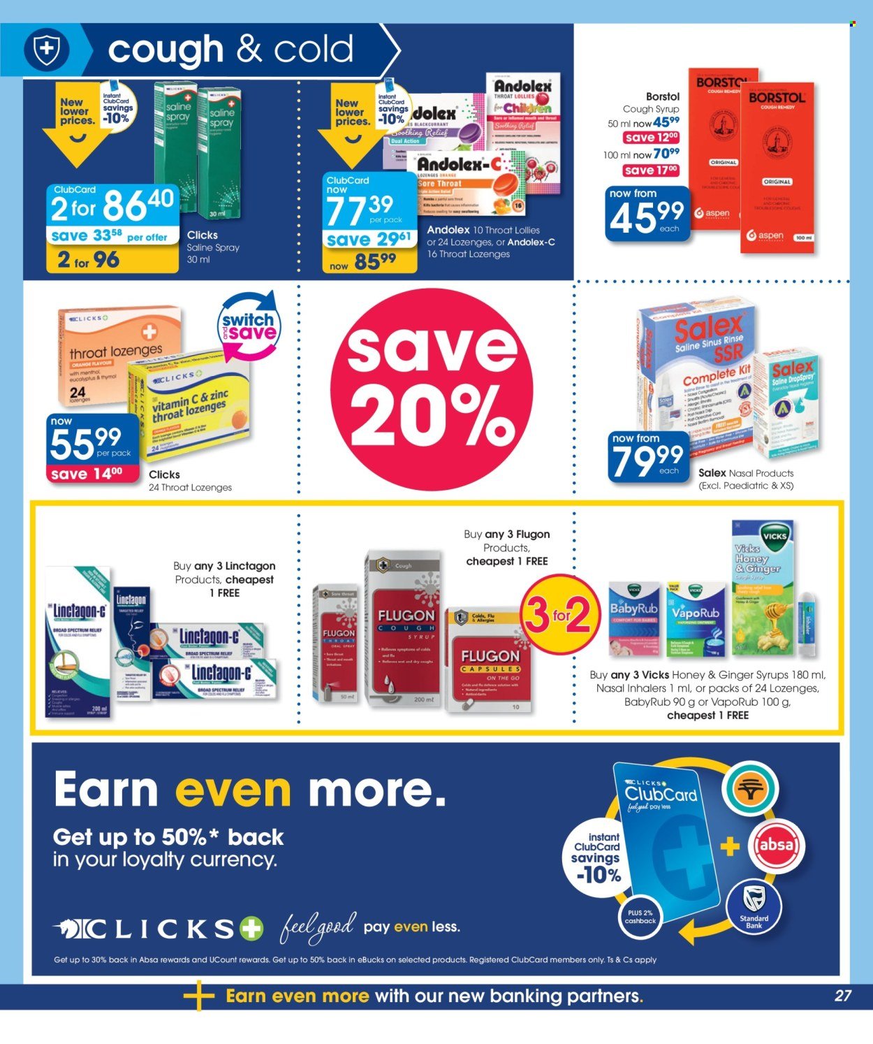 CLICKS specials - From Thursday 22 Oct 2026