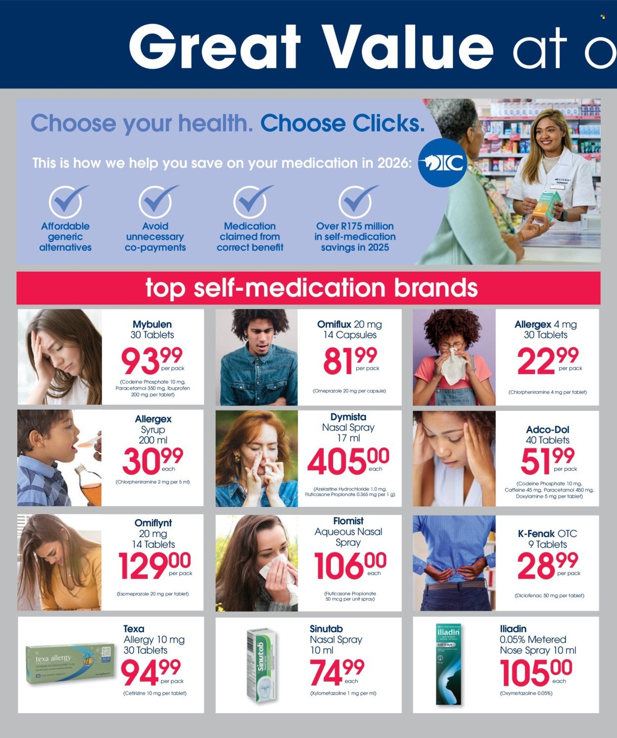 CLICKS specials - From Thursday 22 Oct 2026