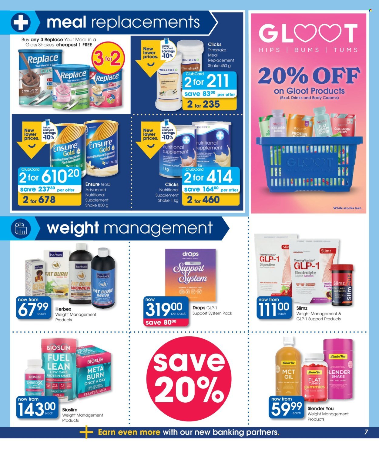 CLICKS specials - From Thursday 22 Oct 2026