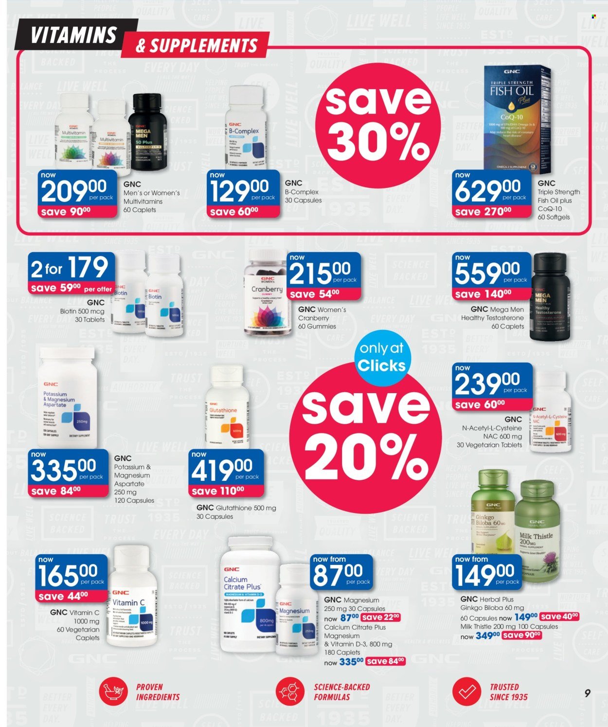 CLICKS specials - From Thursday 22 Oct 2026