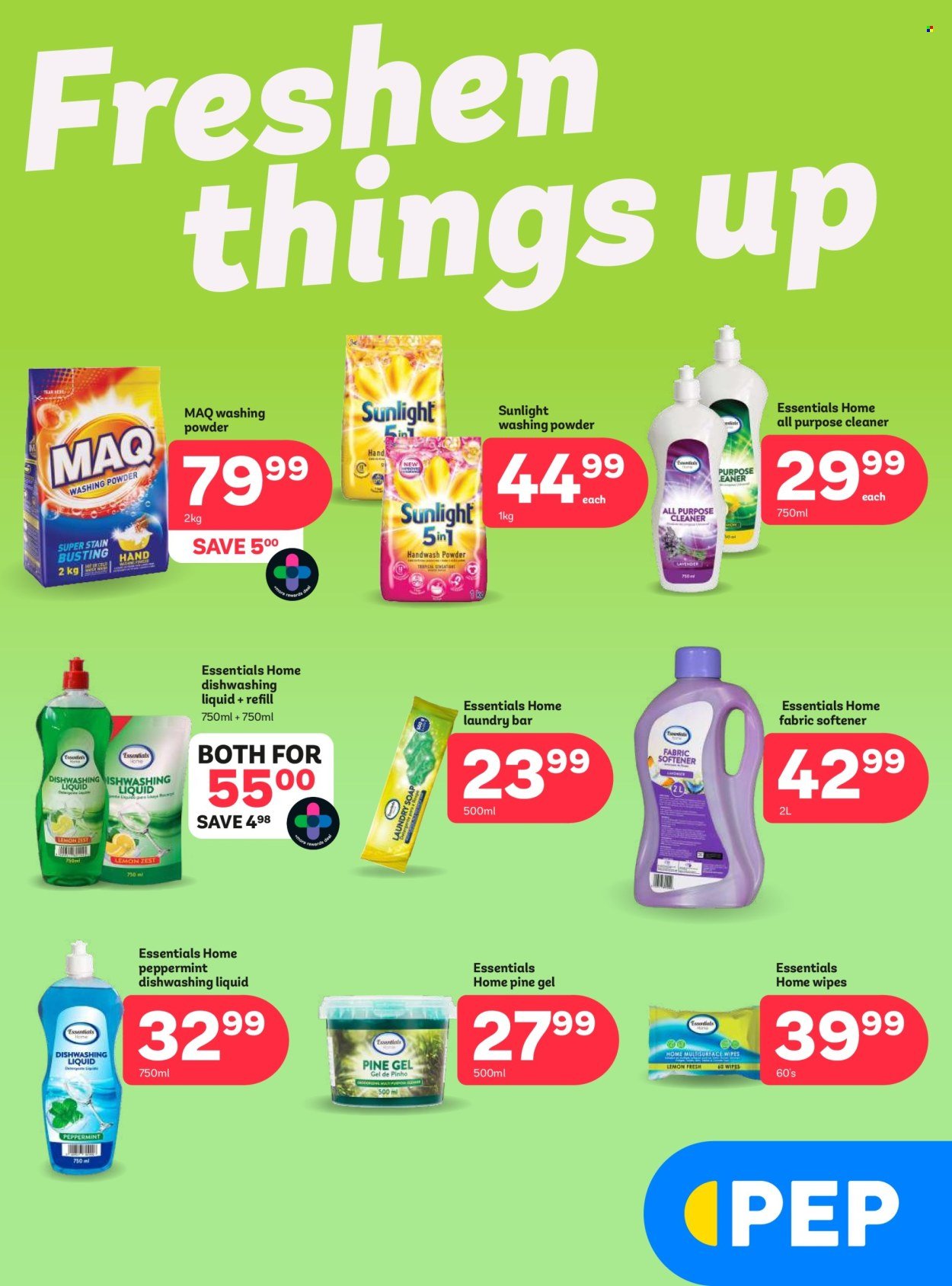 PEP STORES specials - Essentials September