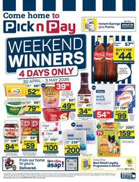 PICK N PAY specials - Weekend Specials (2026-04-30 - 2026-05-03)