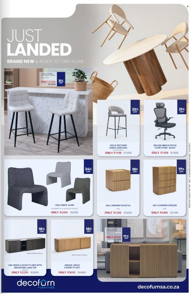 DECOFURN FURNITURE specials - August 2026