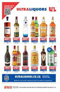 ULTRA LIQUORS specials - From Wednesday 16 Sept 2026