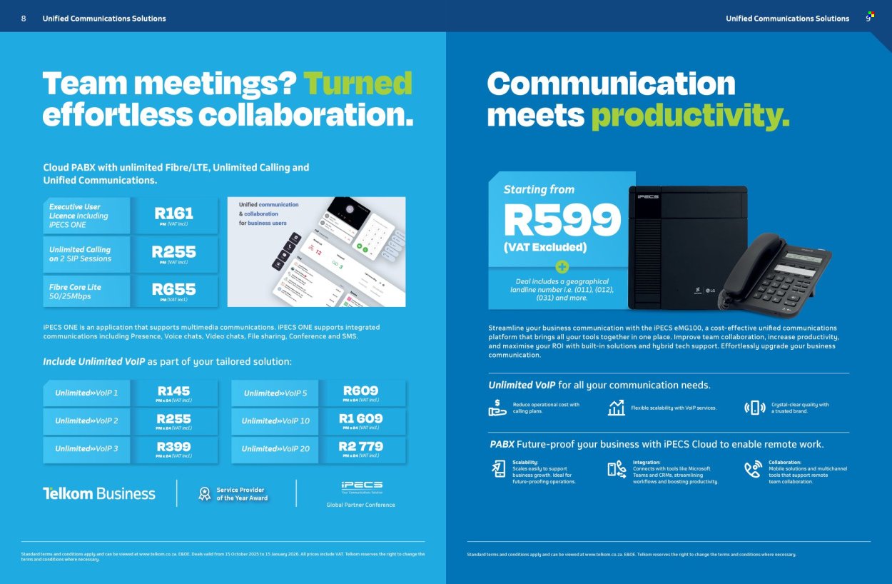 TELKOM specials - From Wednesday 15 Oct 2025 (2025-10-15 - 2026-01-15) | 5