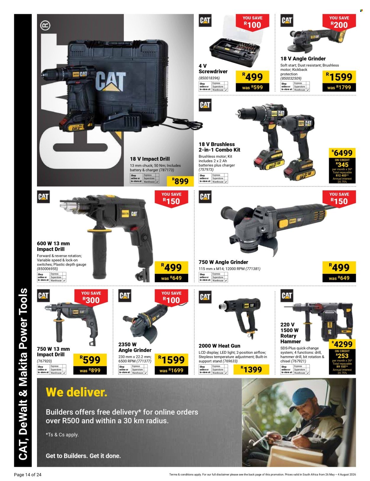 BUILDERS specials - Tools & PPE Promotion