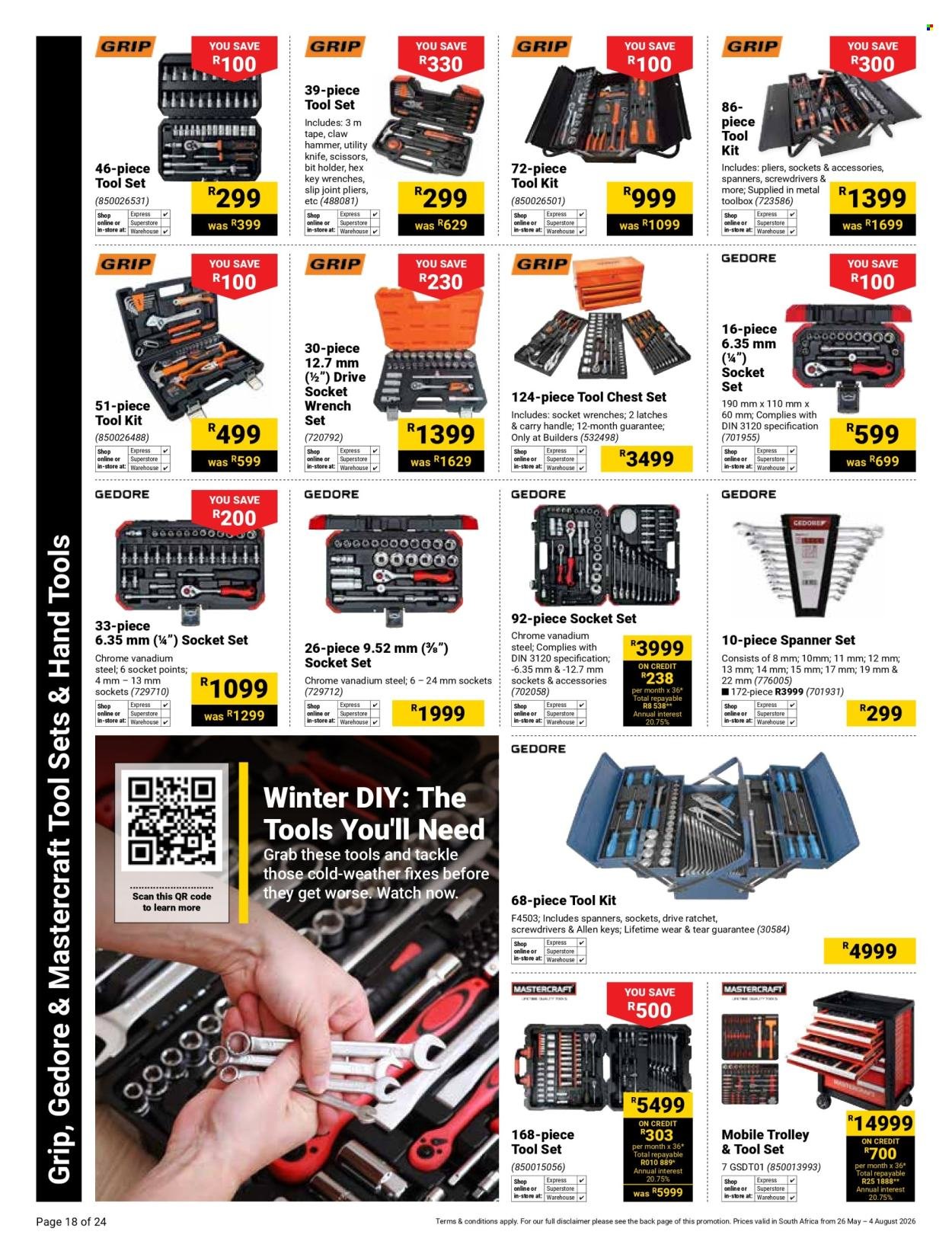BUILDERS specials - Tools & PPE Promotion