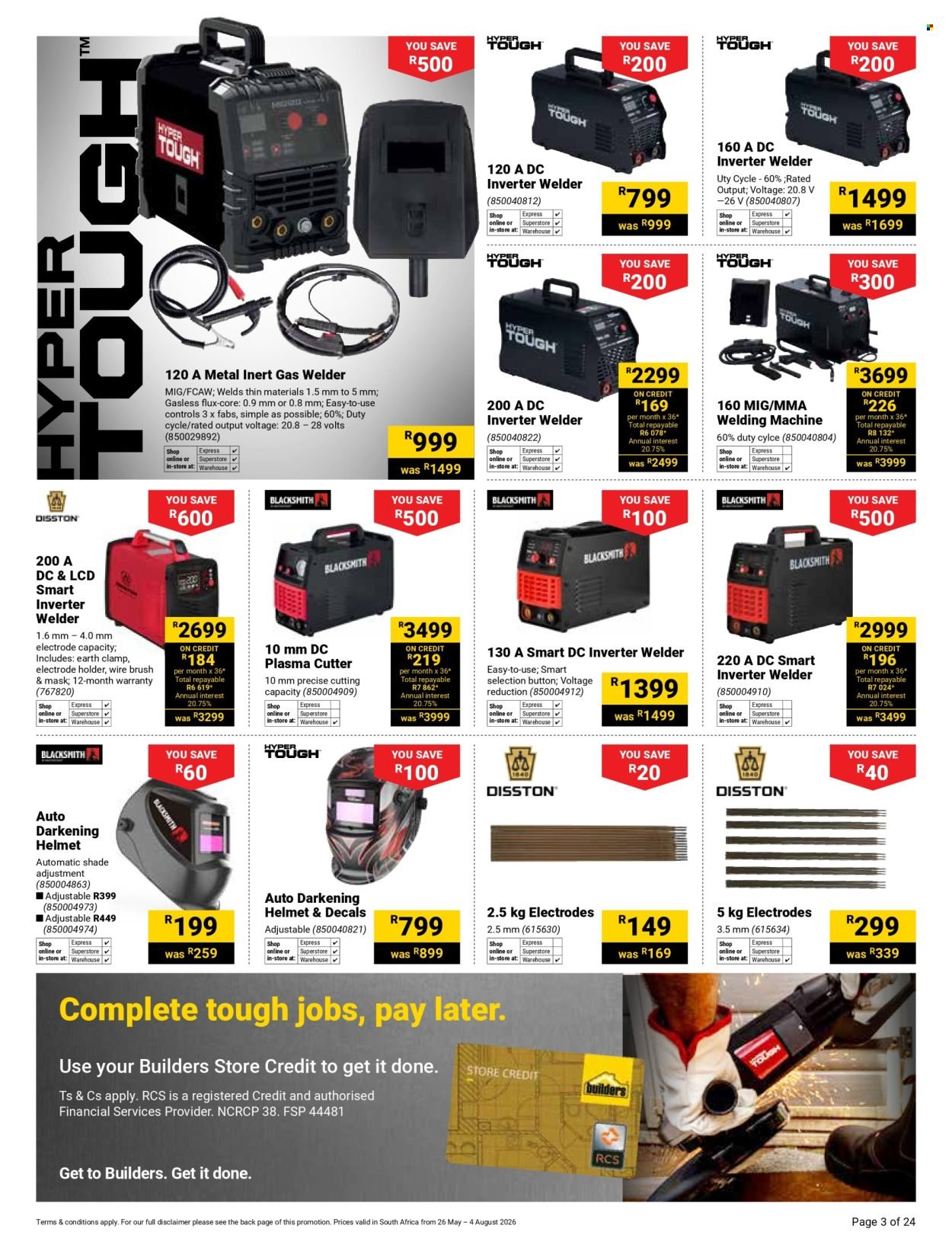 BUILDERS specials - Tools & PPE Promotion