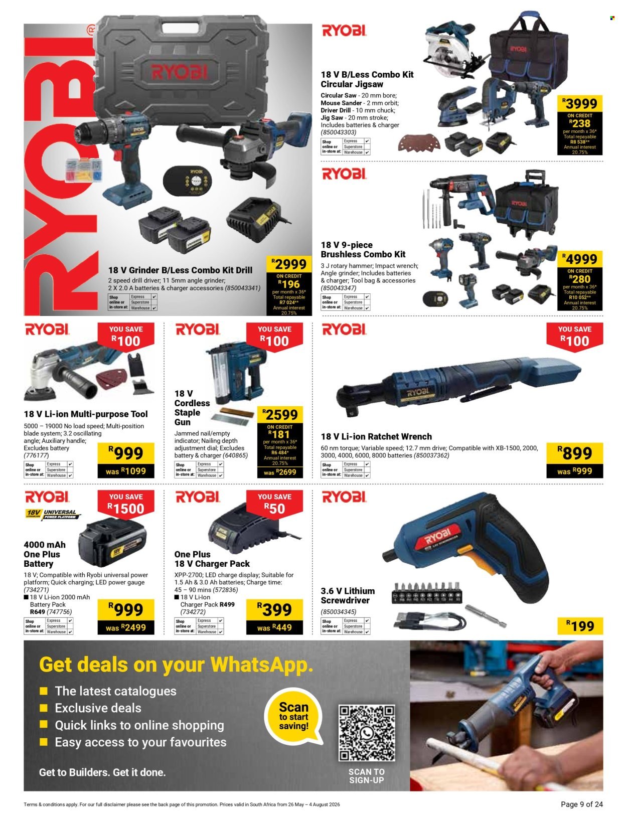BUILDERS specials - Tools & PPE Promotion