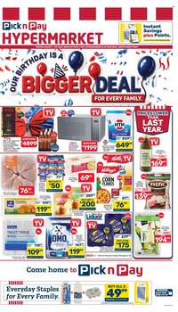 PICK N PAY specials - Hypermarket Birthday Specials