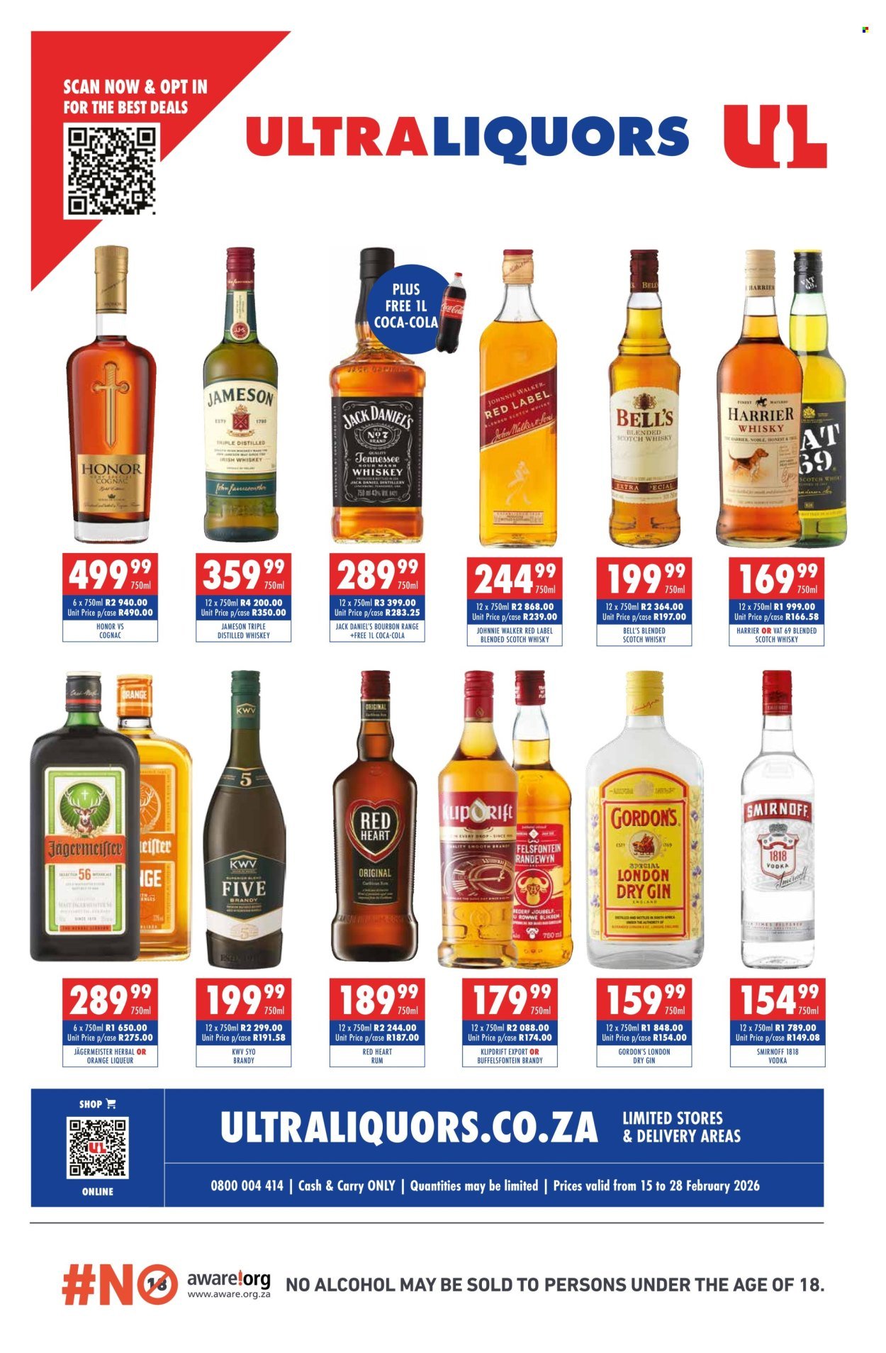 ULTRA LIQUORS specials - From Sunday 15 Feb 2026 (2026-02-15 - 2026-02-28) | 1