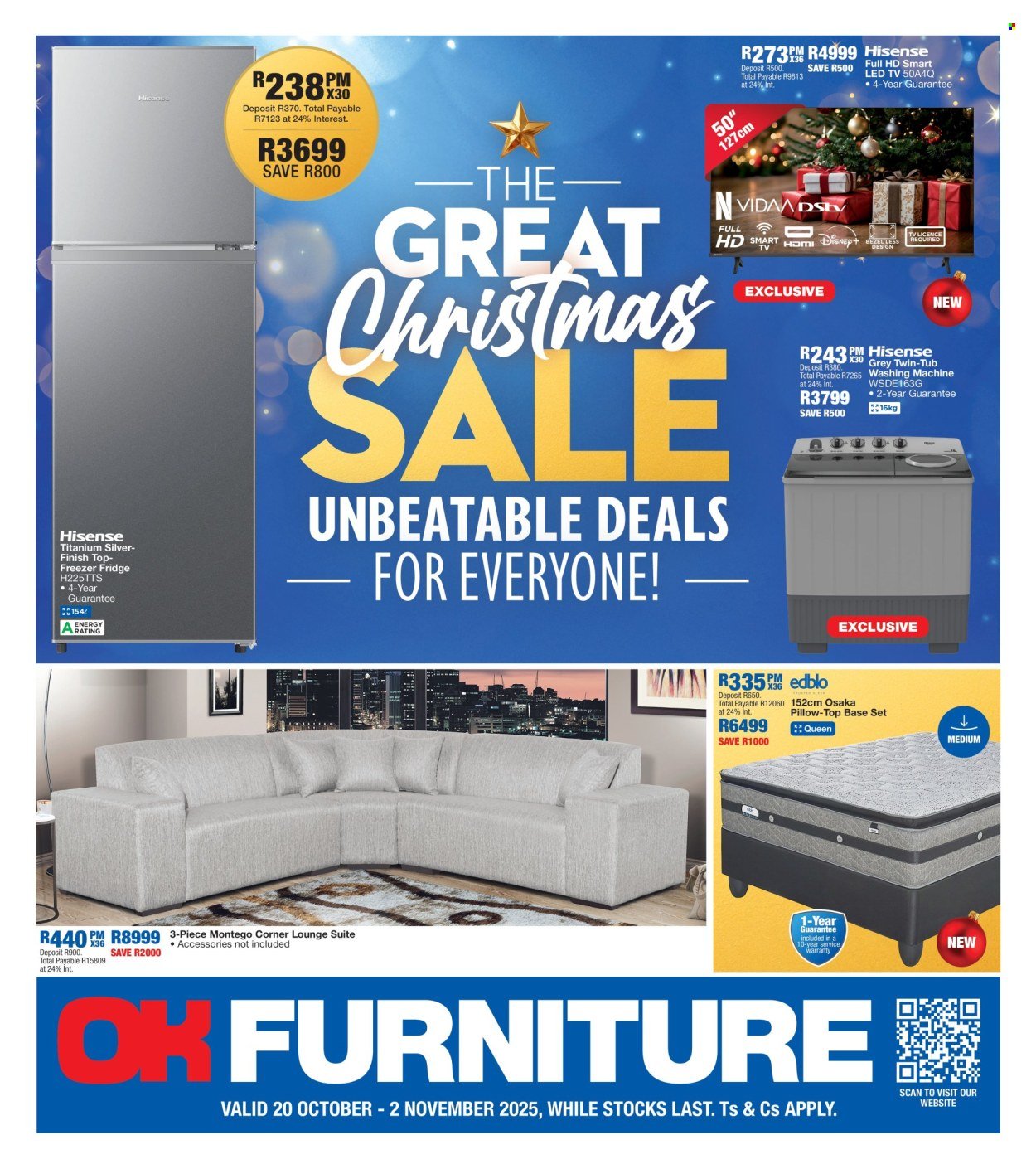 OK FURNITURE specials - From Monday 20 Oct 2025 (2025-10-20 - 2025-11-02) | 1