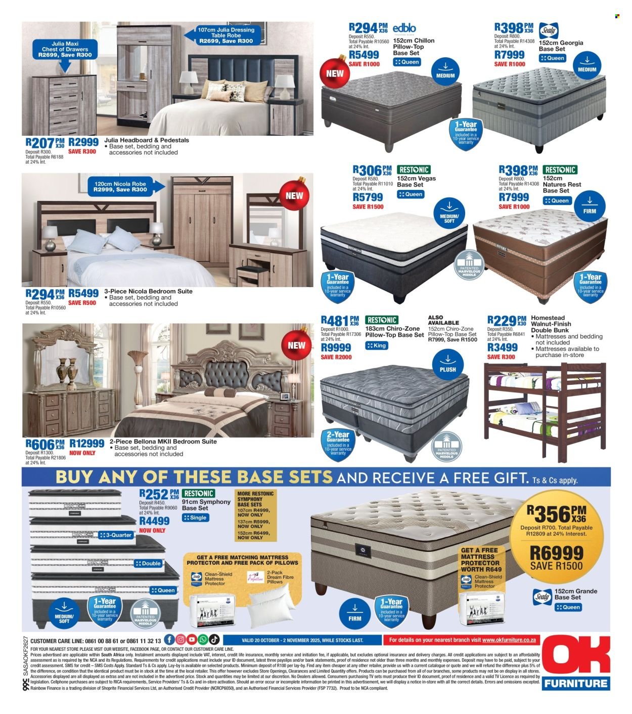 OK FURNITURE specials - From Monday 20 Oct 2025 (2025-10-20 - 2025-11-02) | 8