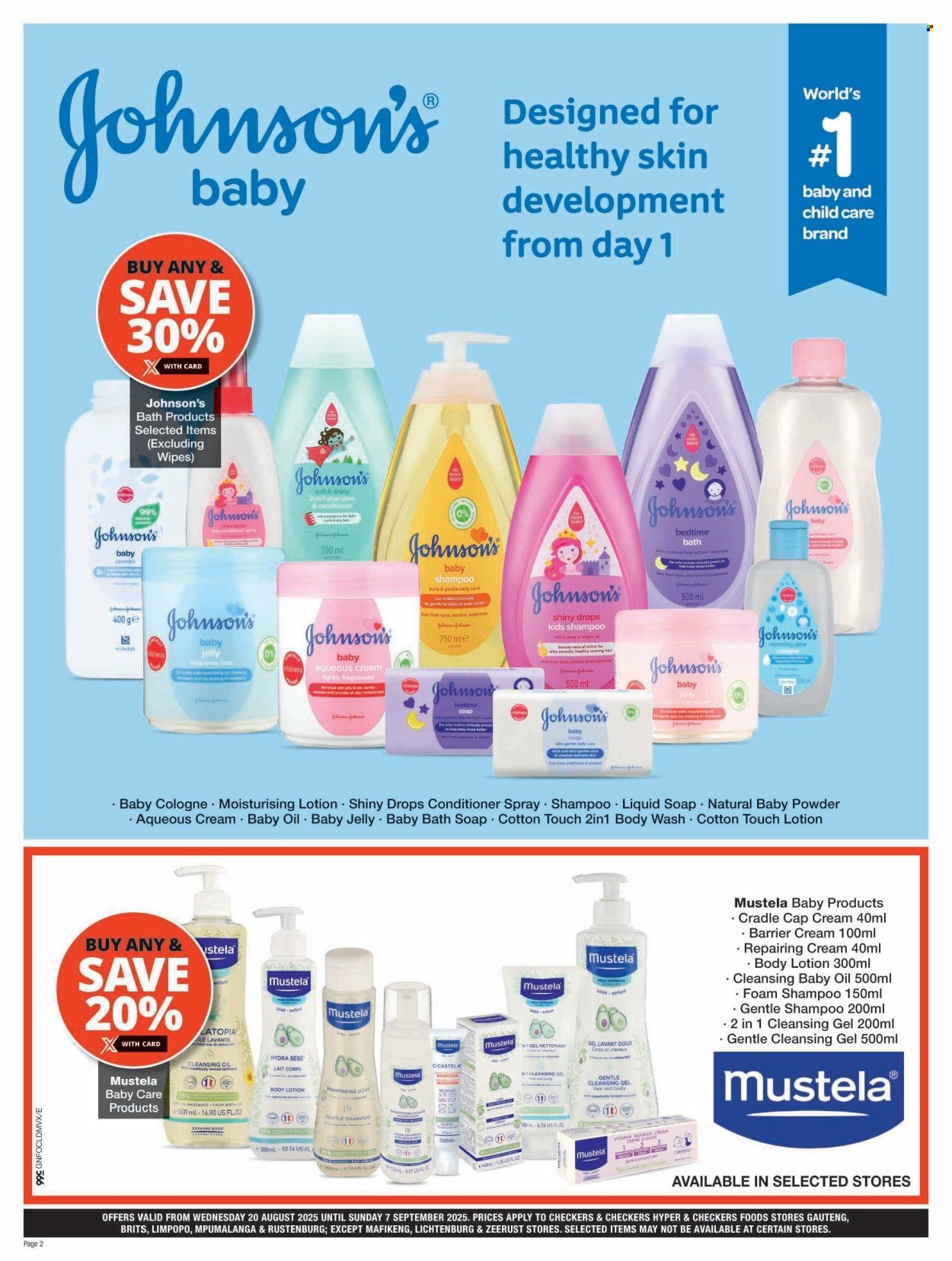 CHECKERS specials - Baby Promotion (2025-08-20 - 2025-09-07) | 2