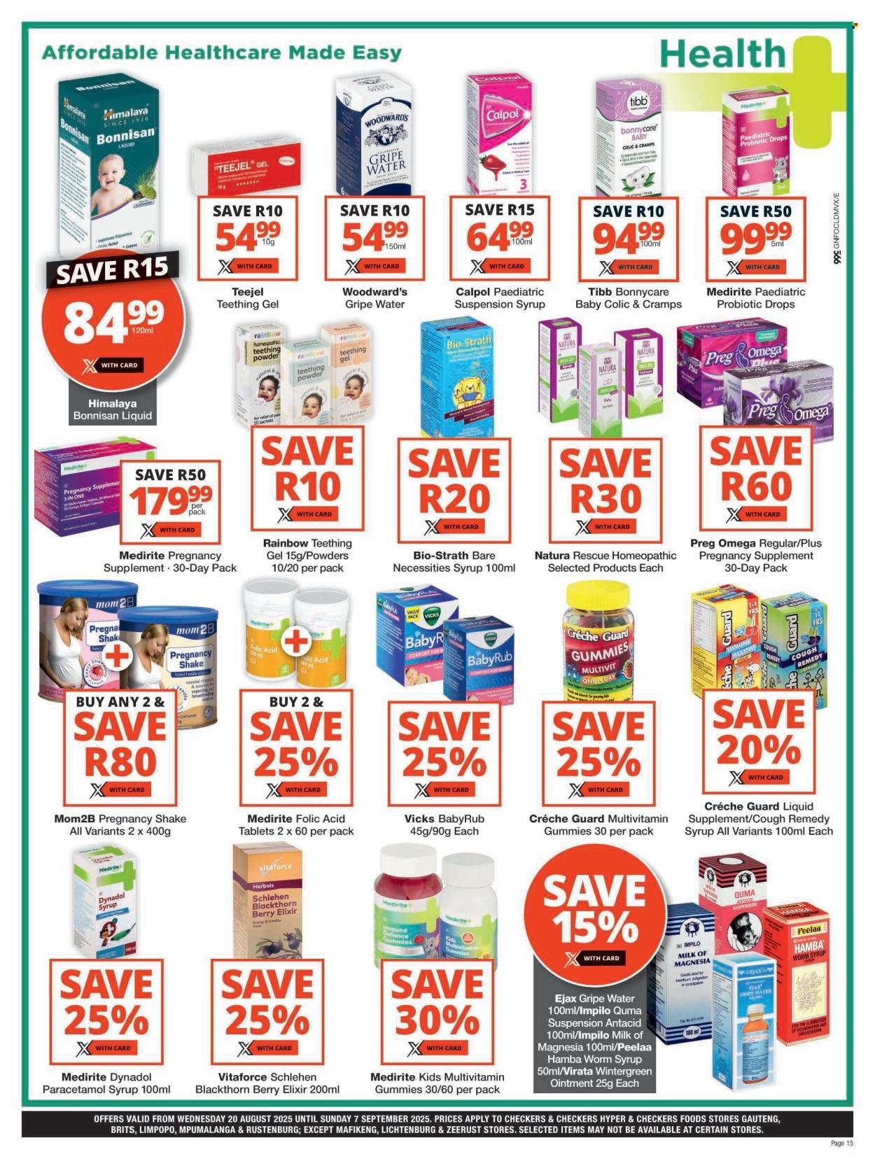 CHECKERS specials - Baby Promotion (2025-08-20 - 2025-09-07) | 15
