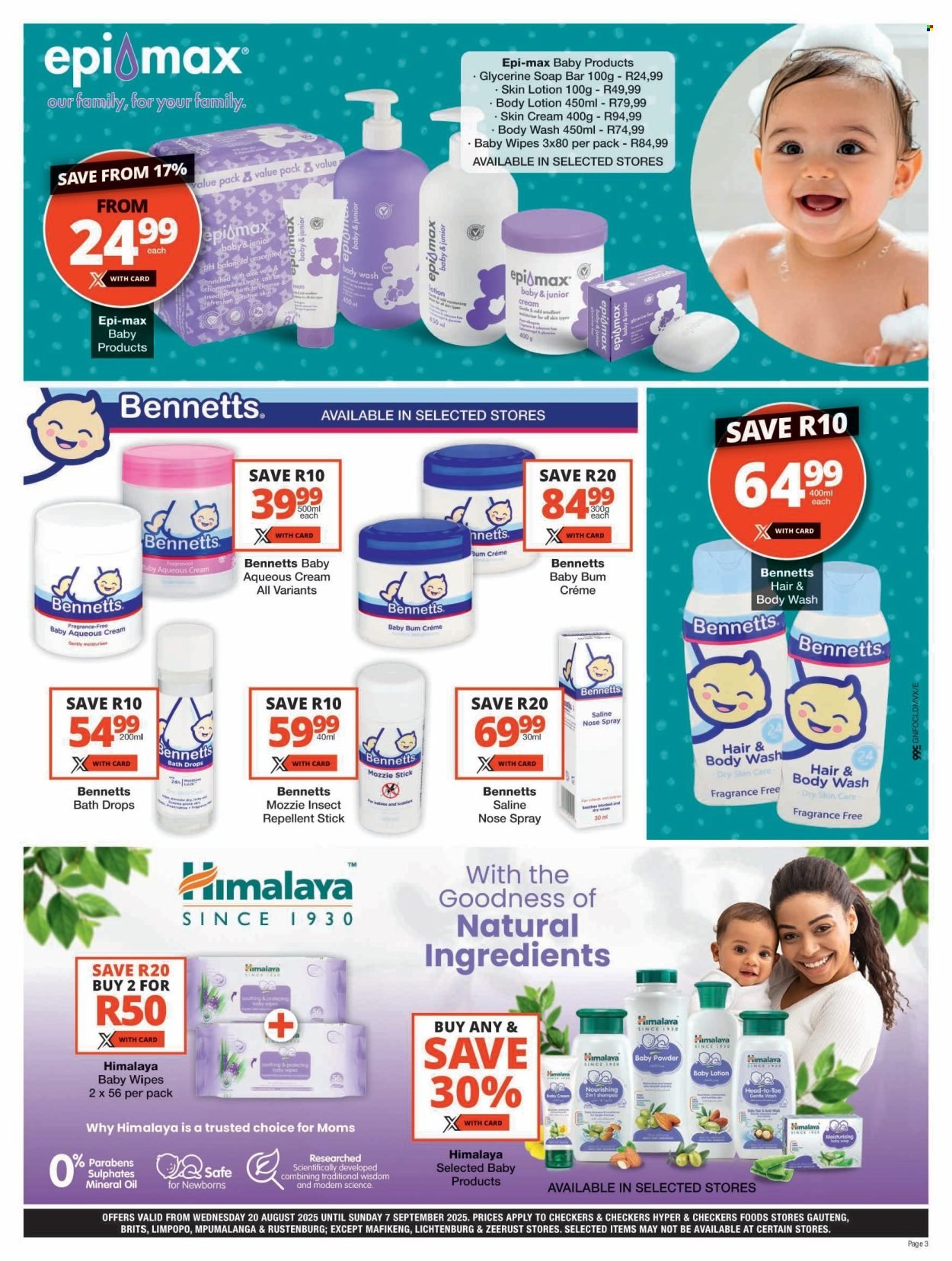 CHECKERS specials - Baby Promotion (2025-08-20 - 2025-09-07) | 3