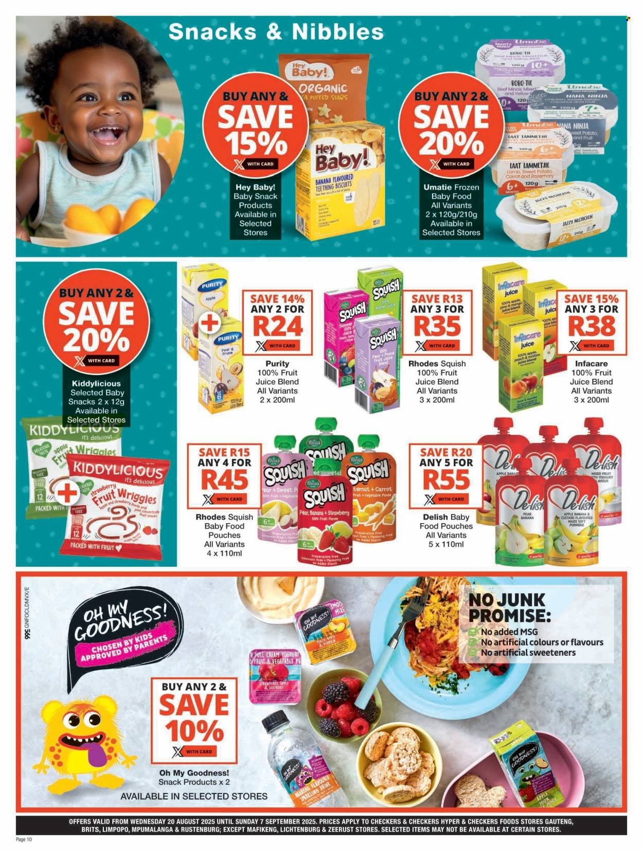 CHECKERS specials - Baby Promotion (2025-08-20 - 2025-09-07) | 10