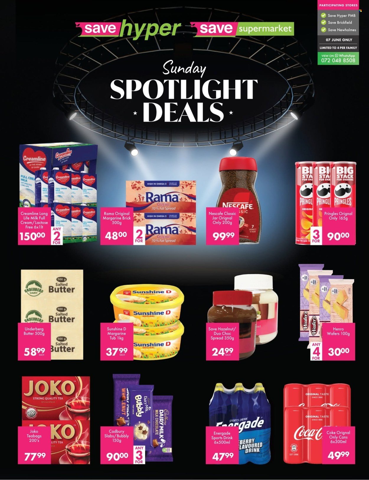 SAVE specials - From Sunday 7 Jun 2026