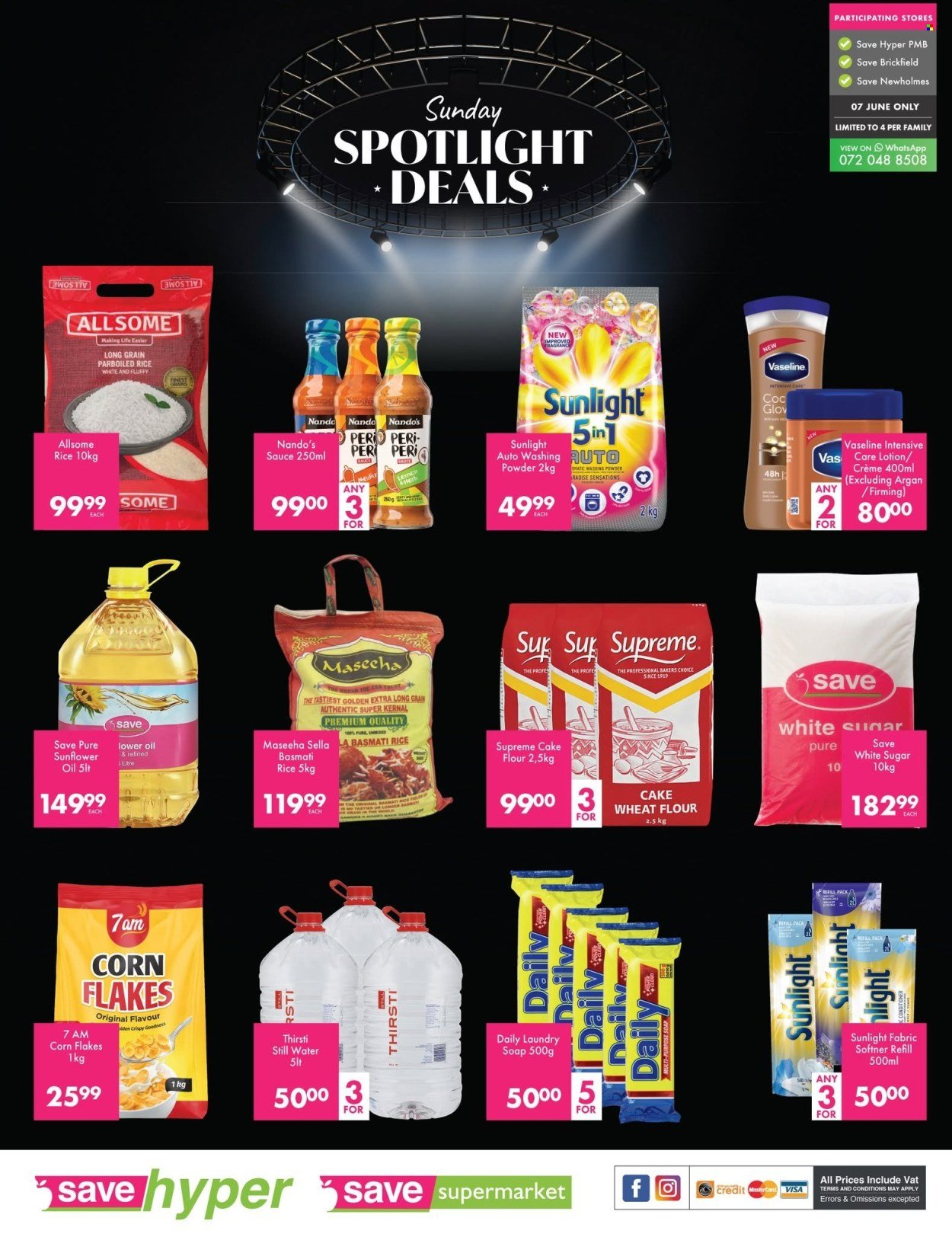 SAVE specials - From Sunday 7 Jun 2026