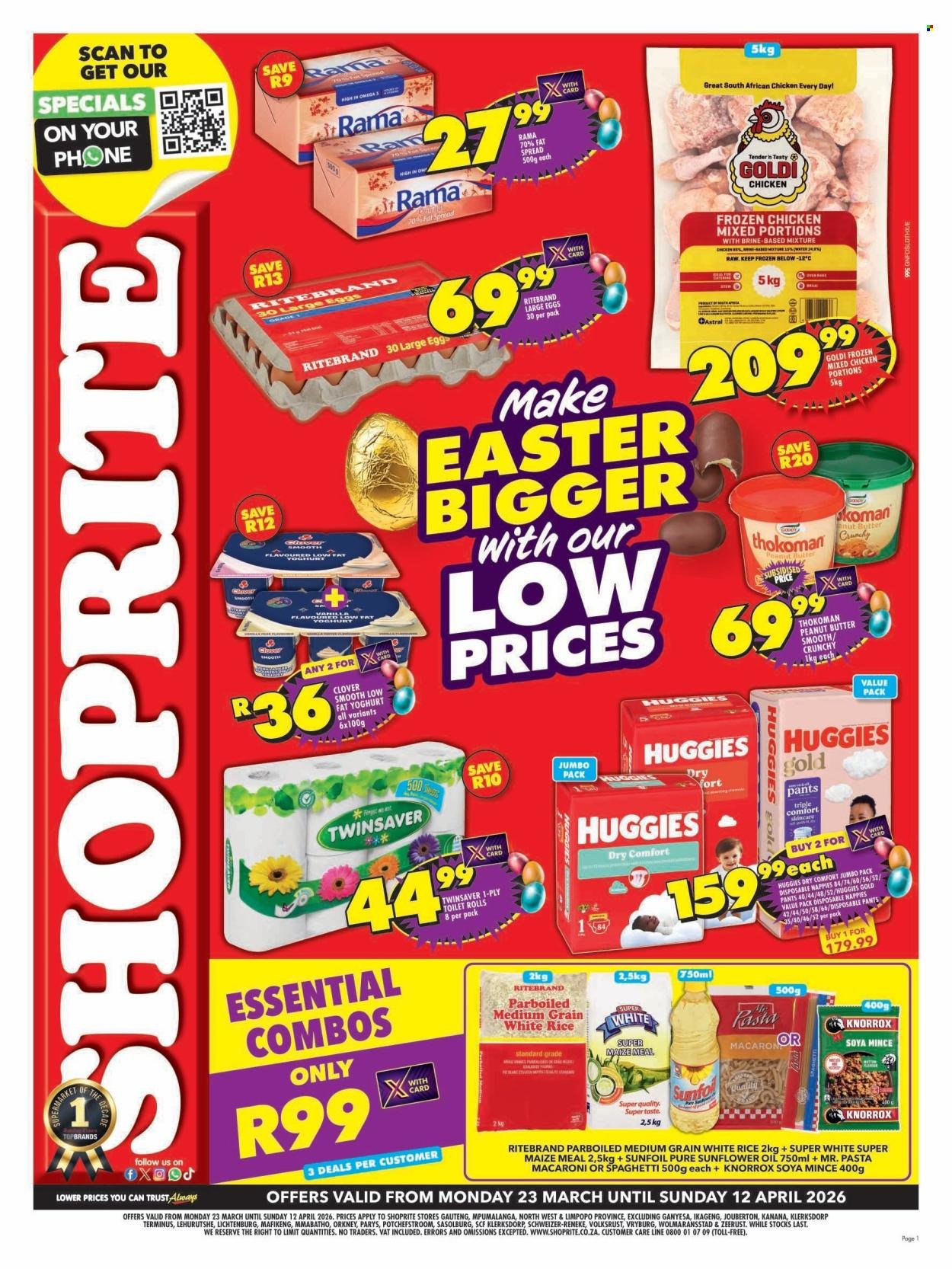 SHOPRITE specials - Easter Deals Gauteng (2026-03-23 - 2026-04-12) | 1