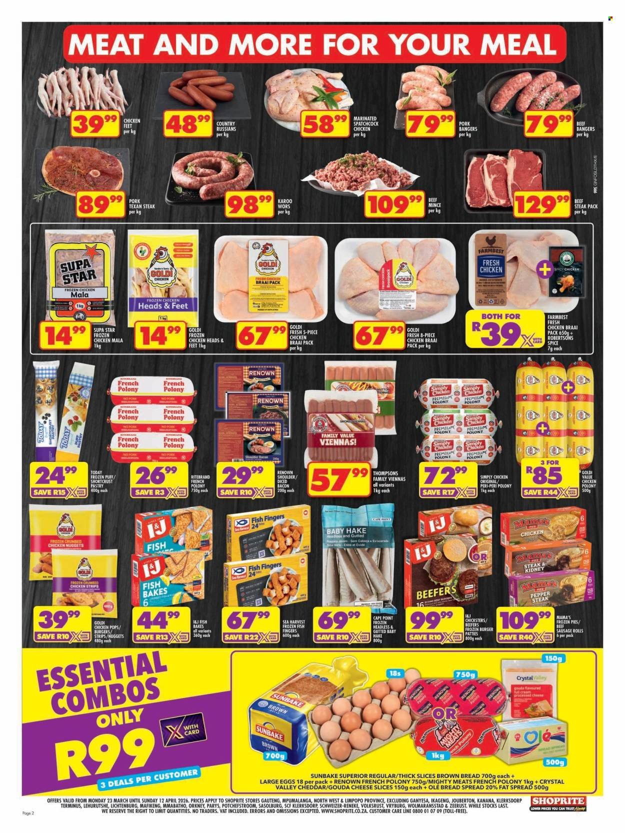 SHOPRITE specials - Easter Deals Gauteng (2026-03-23 - 2026-04-12) | 2