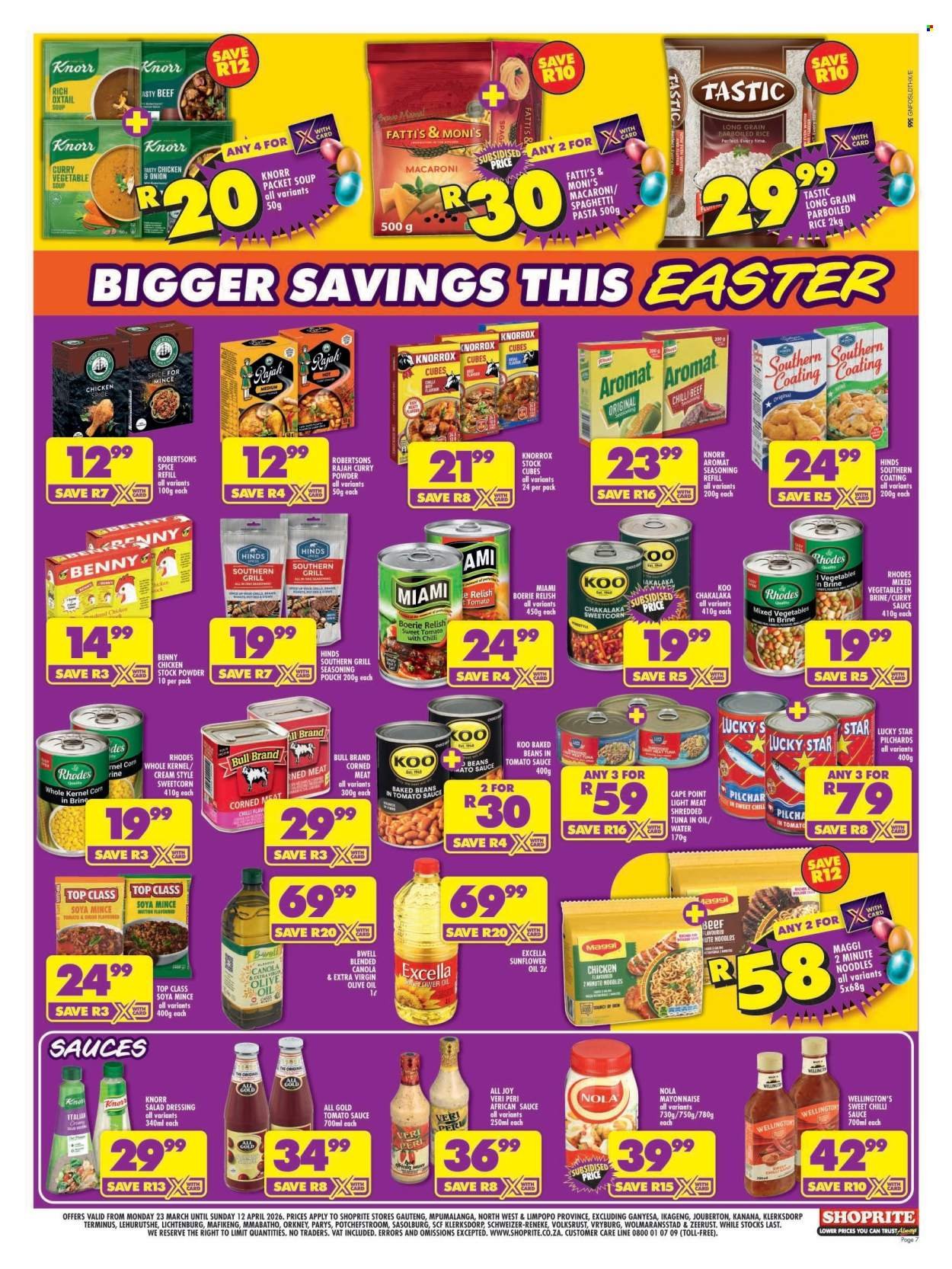 SHOPRITE specials - Easter Deals Gauteng (2026-03-23 - 2026-04-12) | 7
