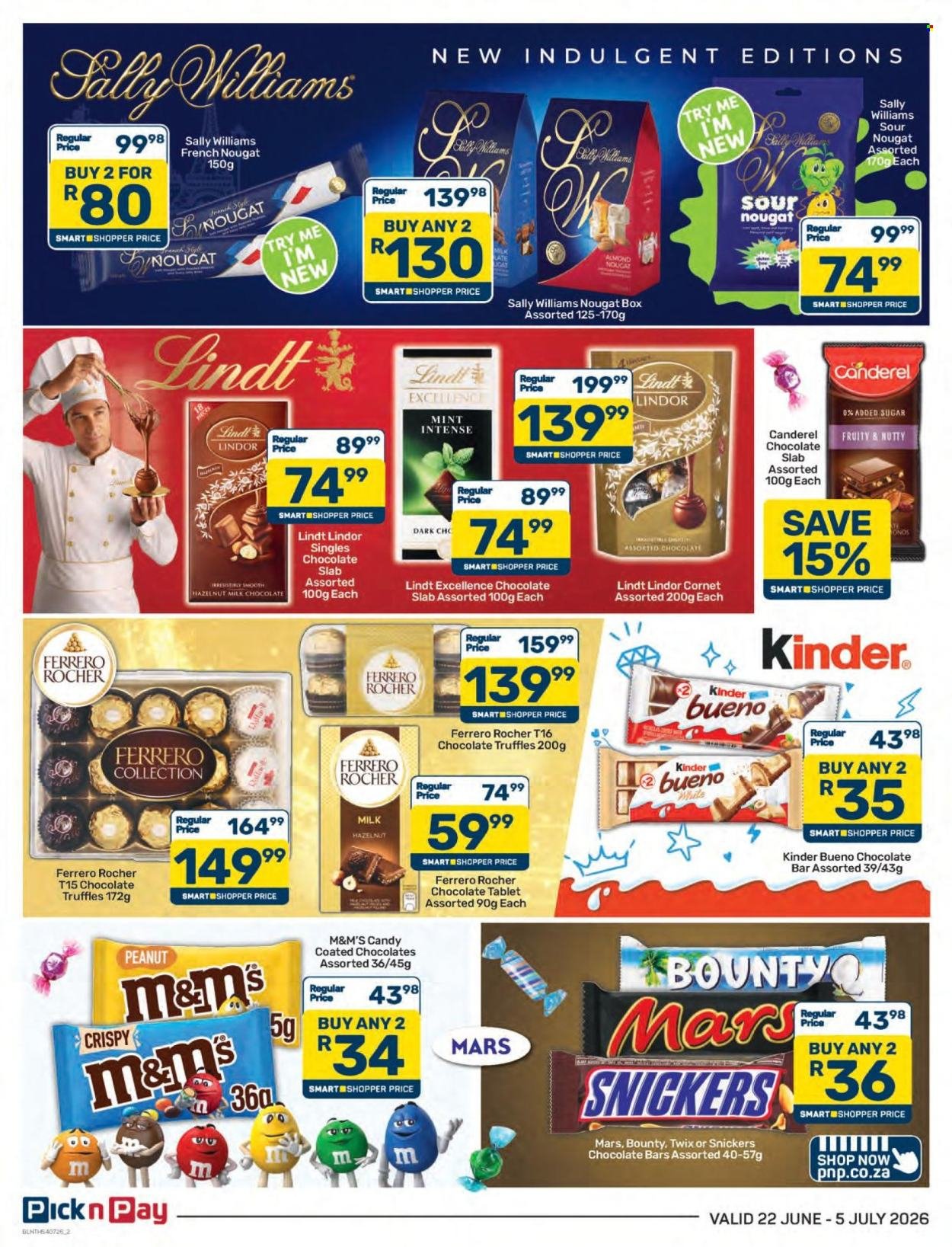 PICK N PAY specials - Sweets & Treats Specials