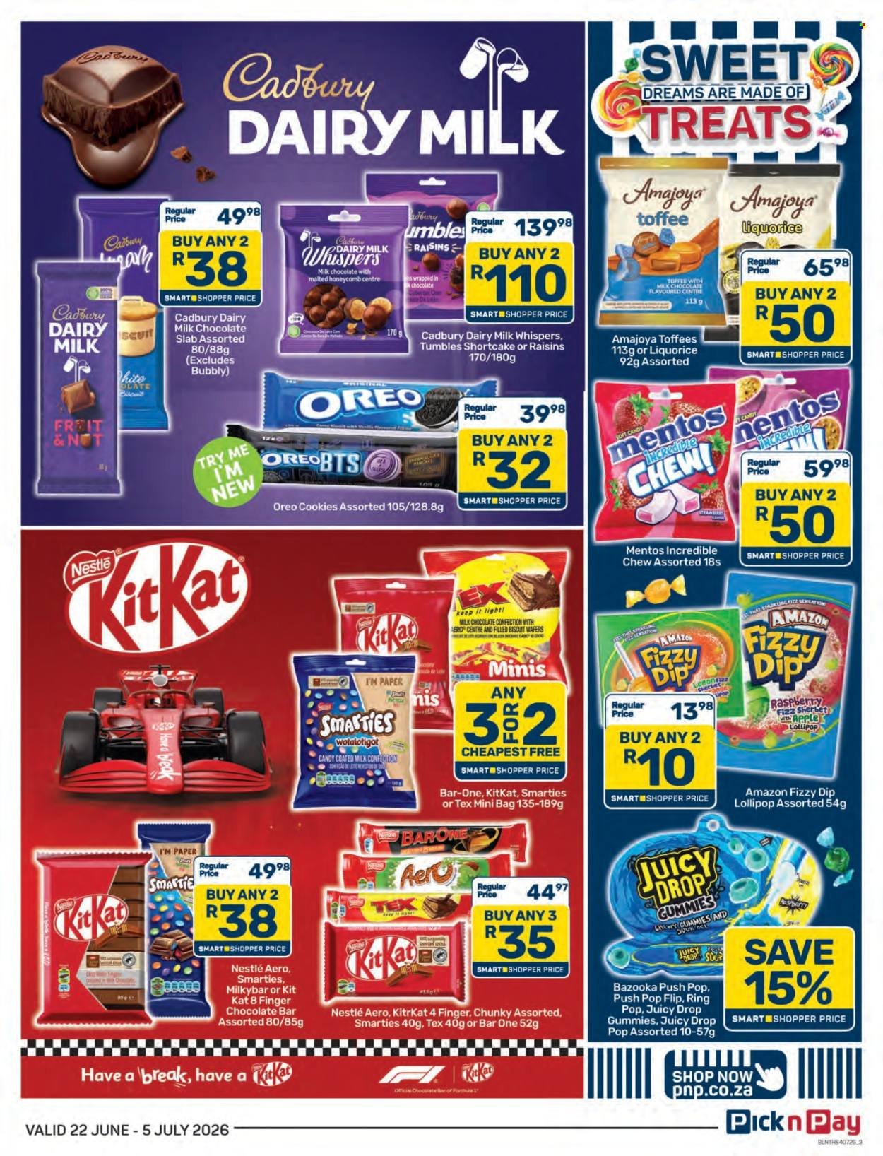PICK N PAY specials - Sweets & Treats Specials