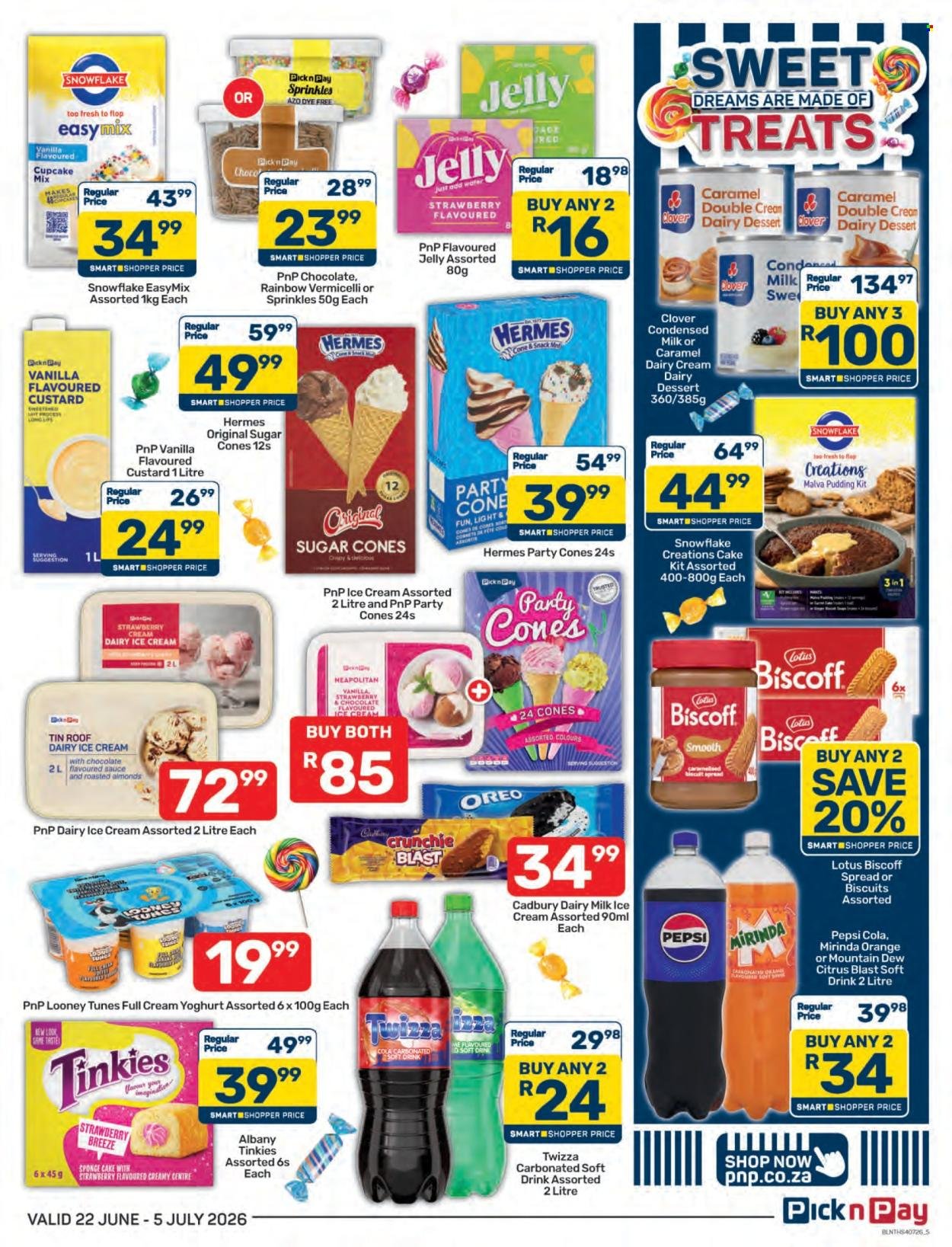 PICK N PAY specials - Sweets & Treats Specials