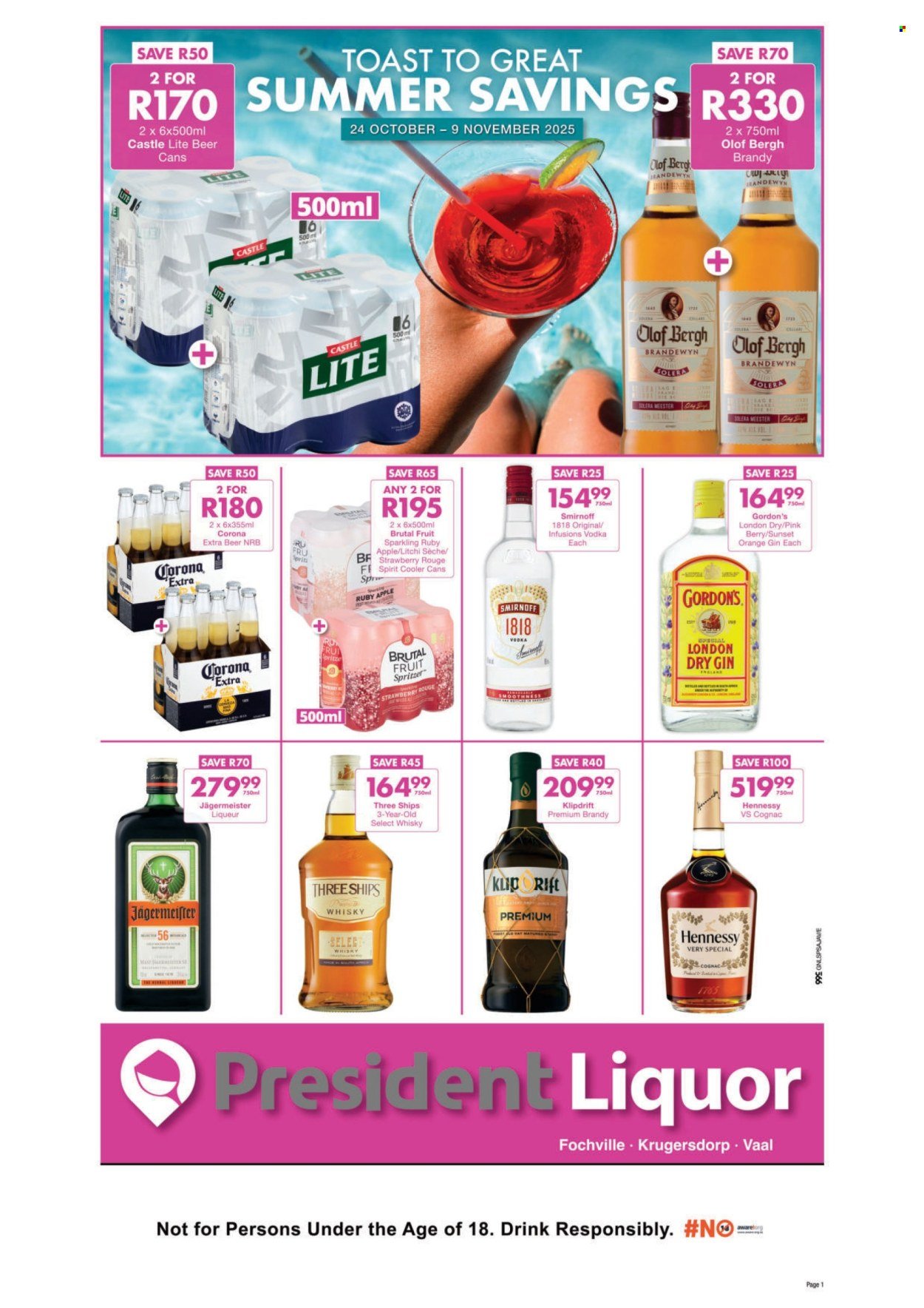 PRESIDENT HYPER specials - Liquor Specials (2025-10-24 - 2025-11-09) | 1