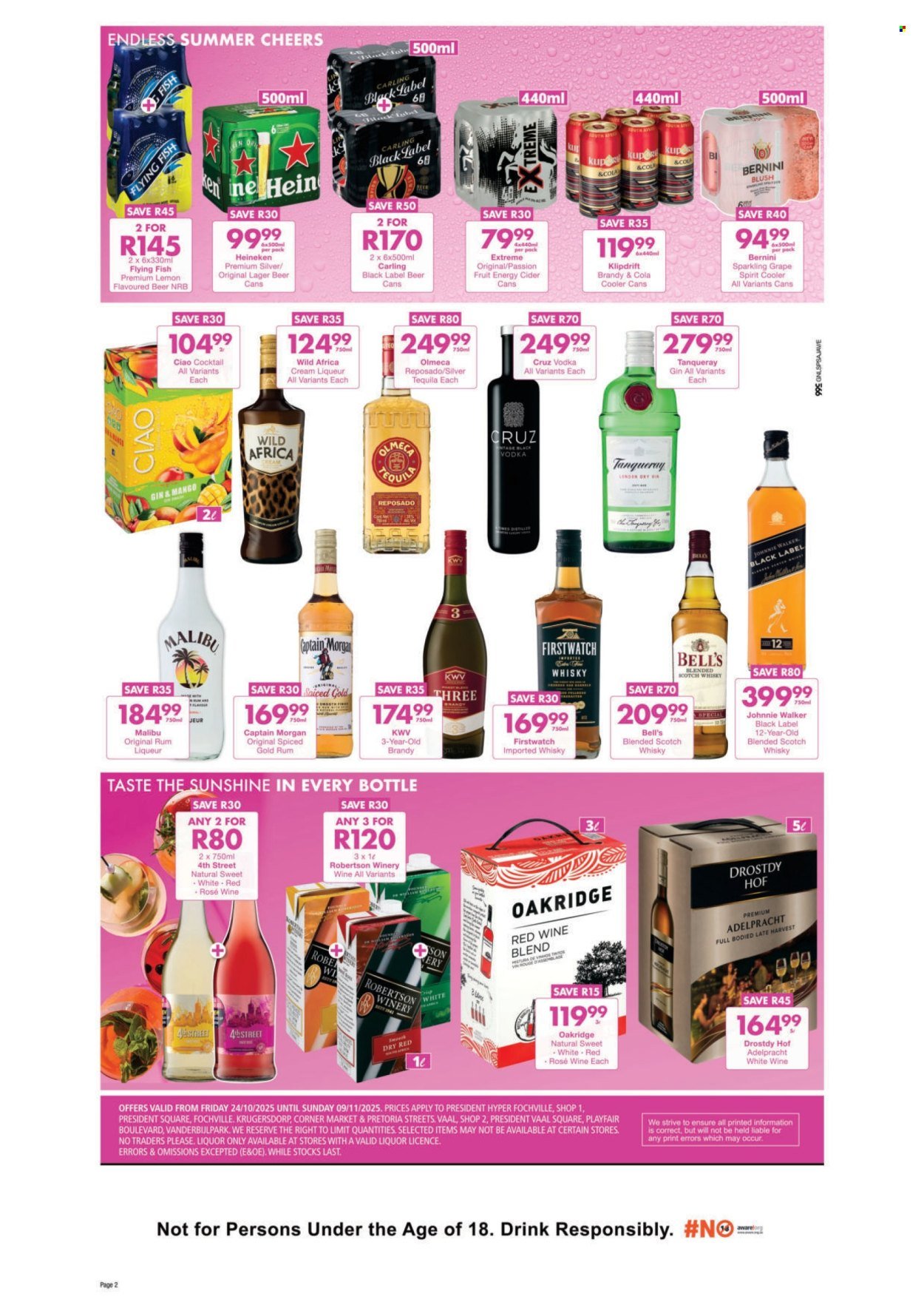 PRESIDENT HYPER specials - Liquor Specials (2025-10-24 - 2025-11-09) | 2