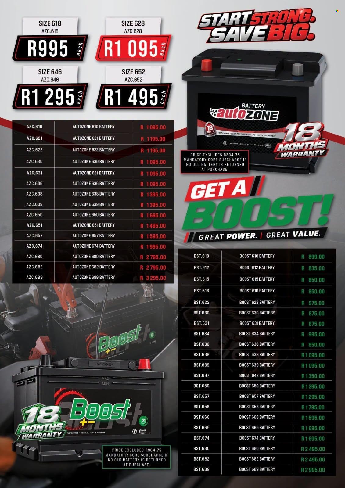 AUTOZONE specials - Black Friday? More like BlackOct-to-November