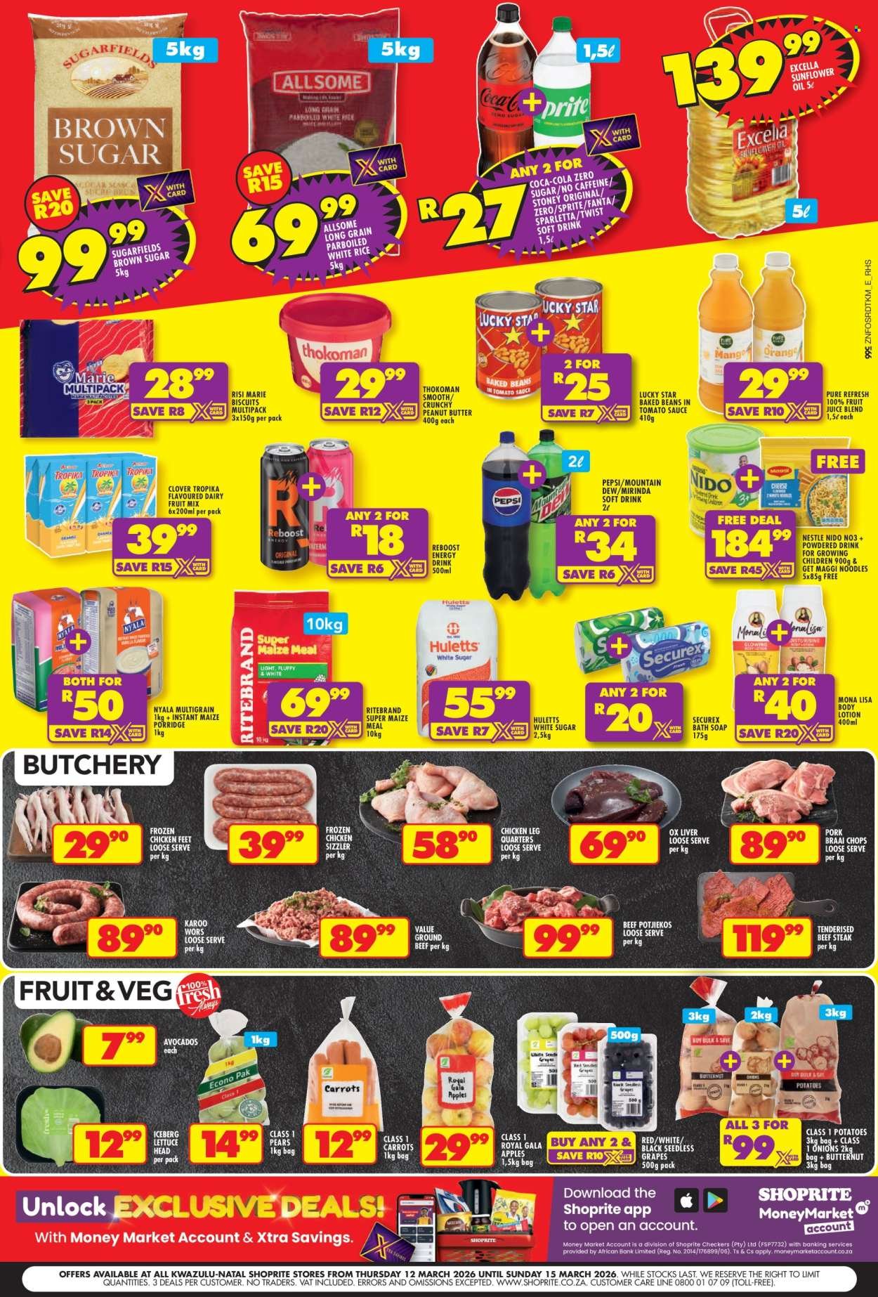 SHOPRITE specials - Low Price Bonanza KwaZulu Natal (2026-03-12 - 2026-03-15) | 2