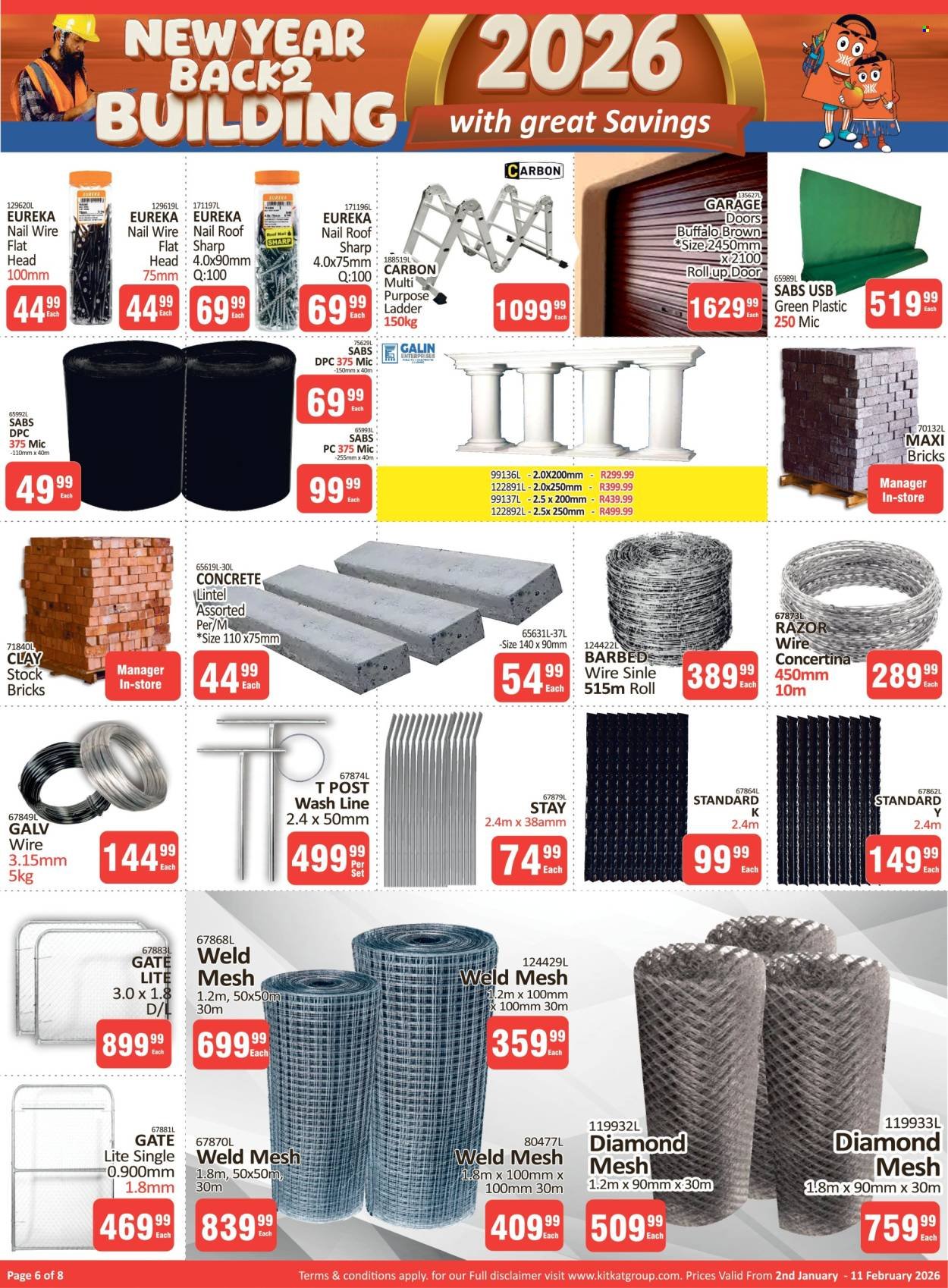 KIT KAT CASH & CARRY specials - Buildmart - Back 2 Building Leaflet (2026-01-02 - 2026-02-11) | 6