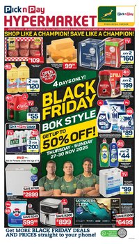 PICK N PAY specials - Hypermarket Black Friday Specials (2025-11-27 - 2025-11-30)