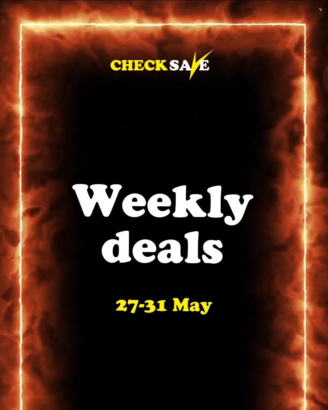 CHECK SAVE specials - From Wednesday 27 May 2026